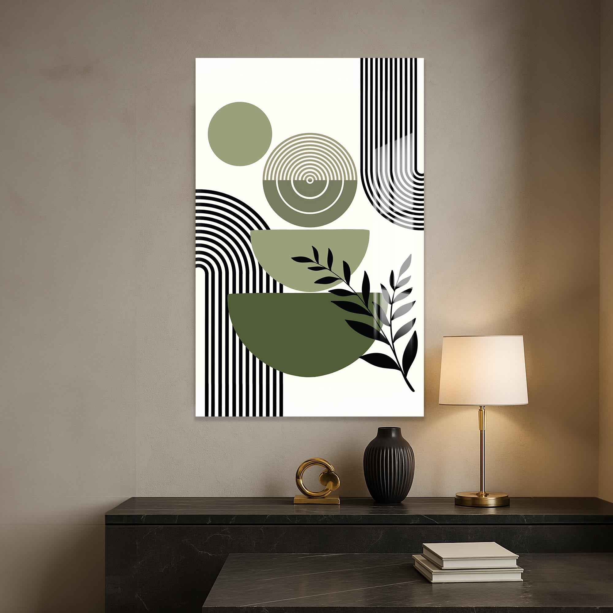 Tropical Colour Drift– Bohemian Tempered Glass Wall Art