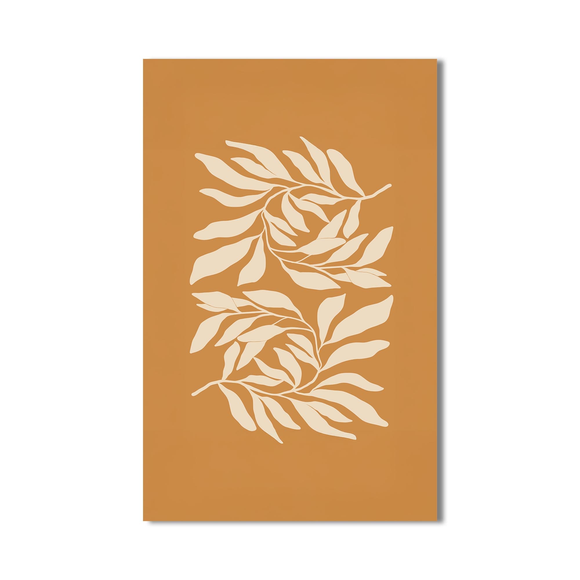 Artronauts Glass Print Golden Leaves– Bohemian Tempered Glass Wall Art