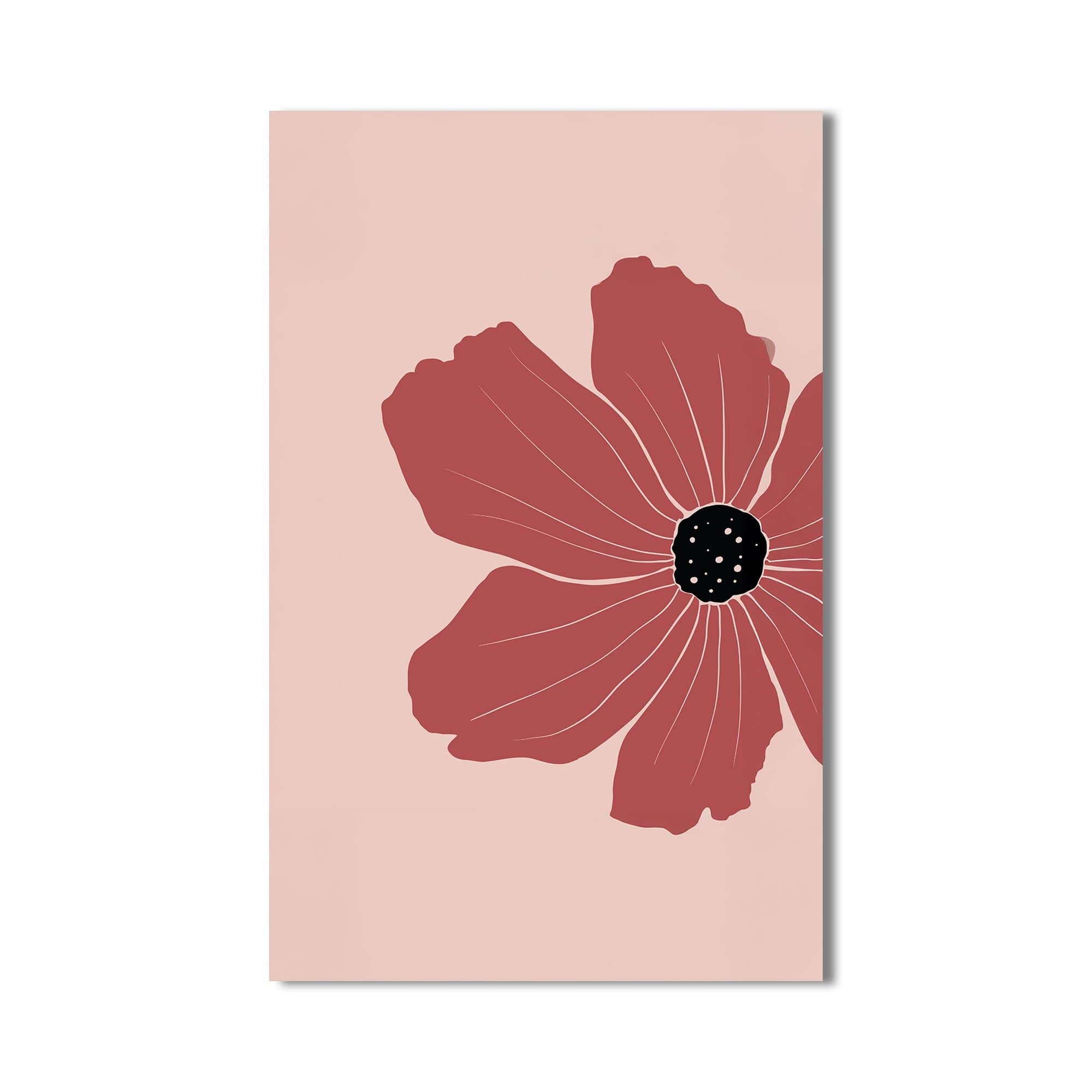 Artronauts Glass Print Rose Petal Focus– Bohemian Tempered Glass Wall Art