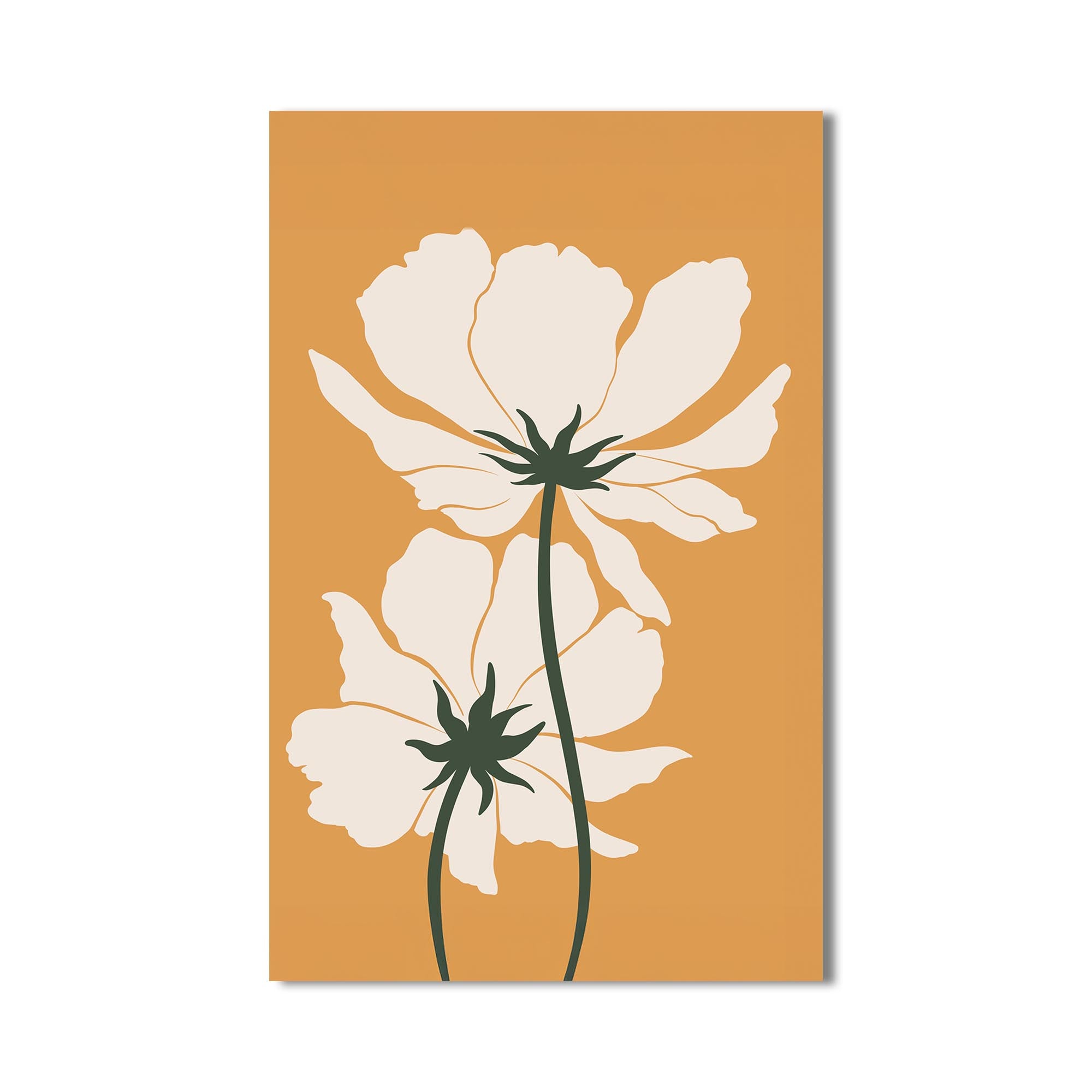 Artronauts Glass Print Golden Meadow Pair– Bohemian Tempered Glass Wall Art