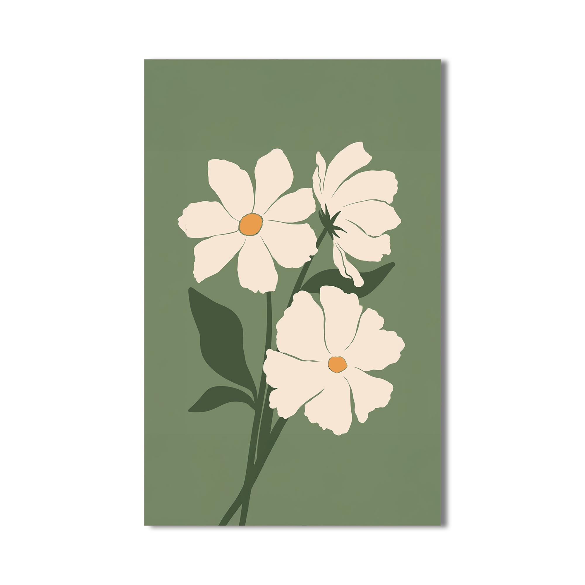 Wild Sage Flowers– Bohemian Tempered Glass Wall Art