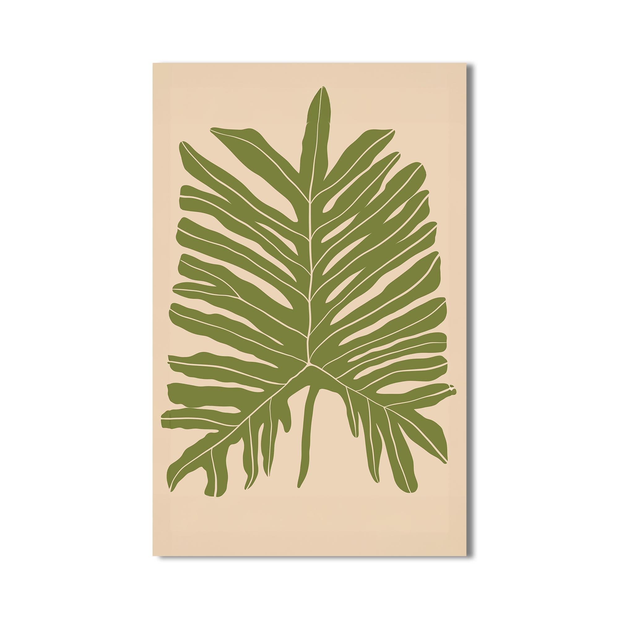 Artronauts Glass Print Green Fern Balance– Bohemian Tempered Glass Wall Art