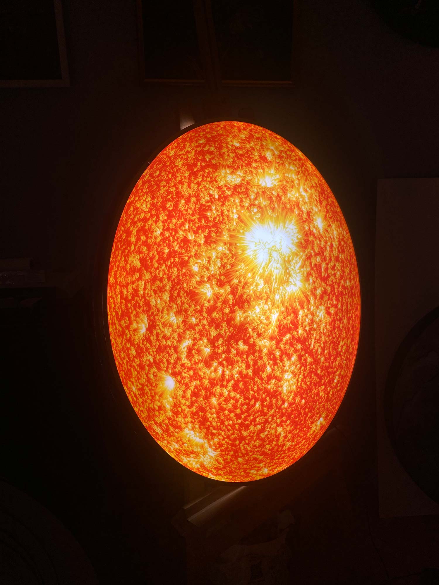 Artronauts Glass Print The Sun - Backlit Tempered Glass Wall Art