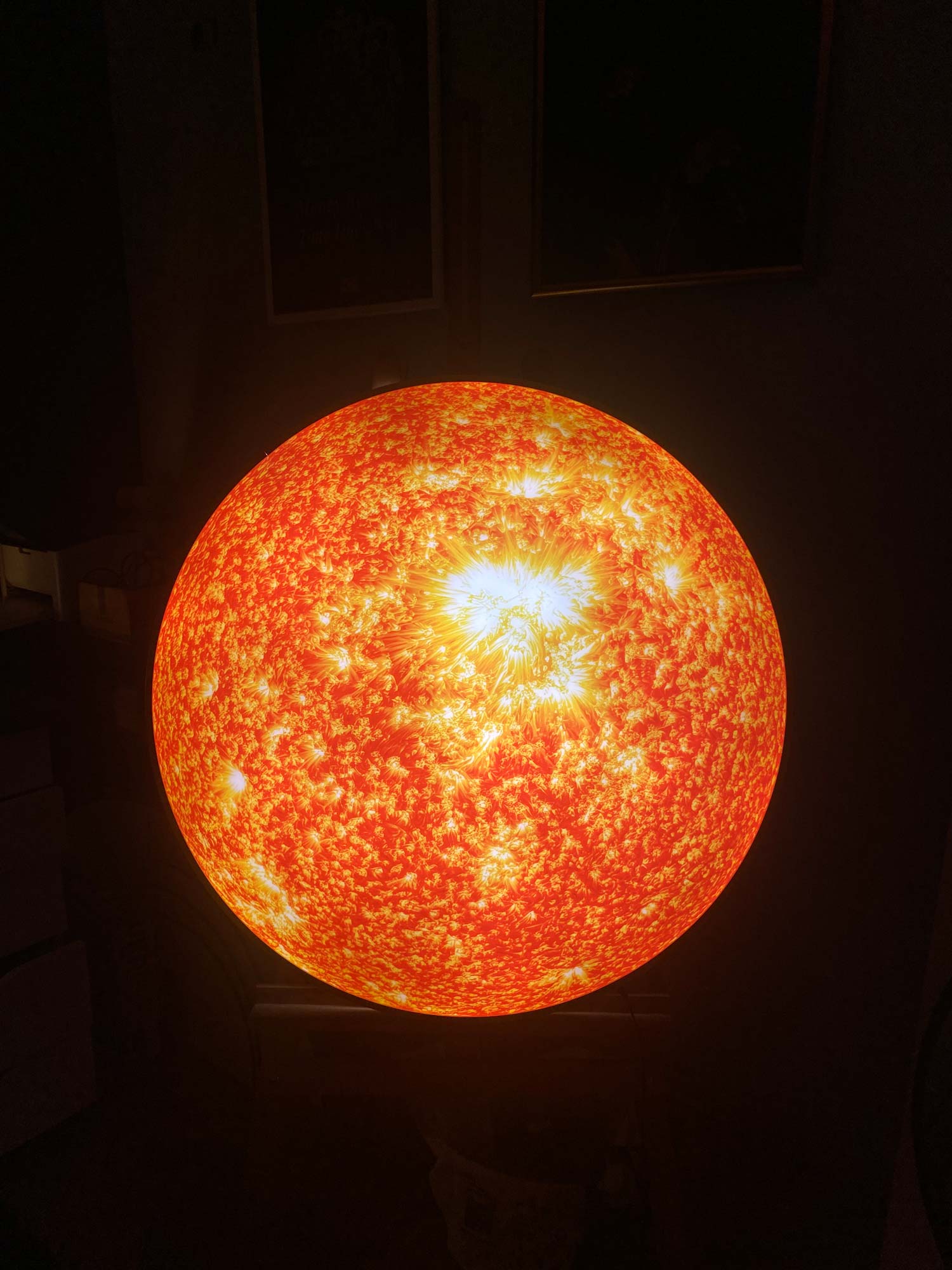 Artronauts Glass Print The Sun - Backlit Tempered Glass Wall Art