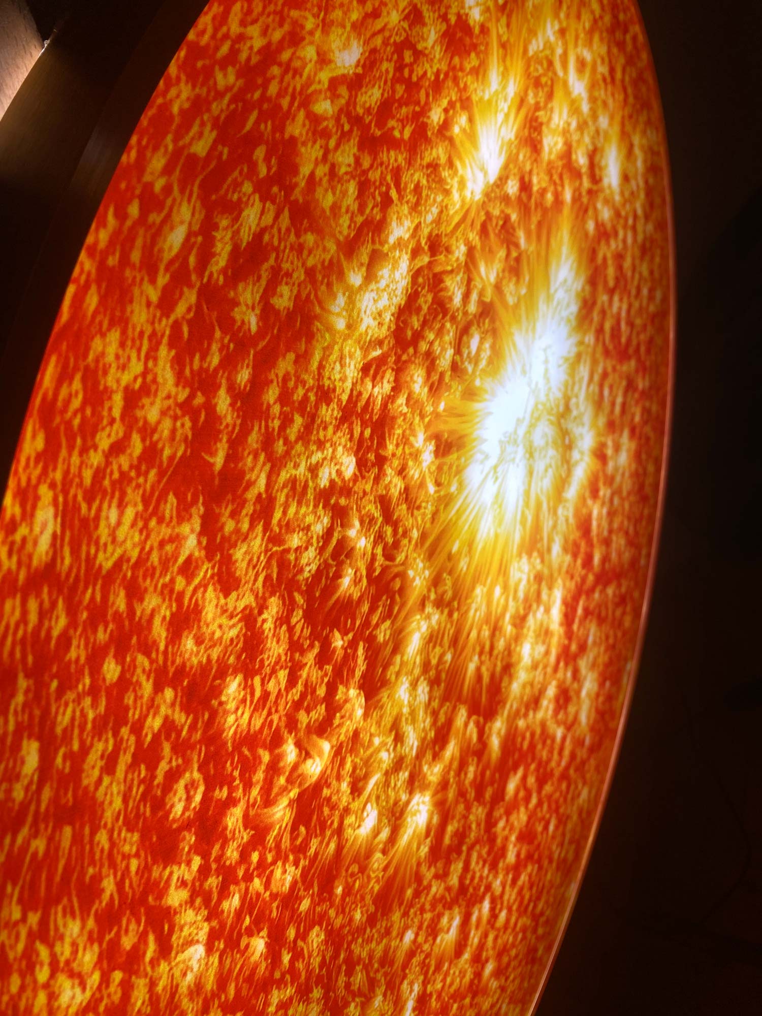 Artronauts Glass Print The Sun - Backlit Tempered Glass Wall Art