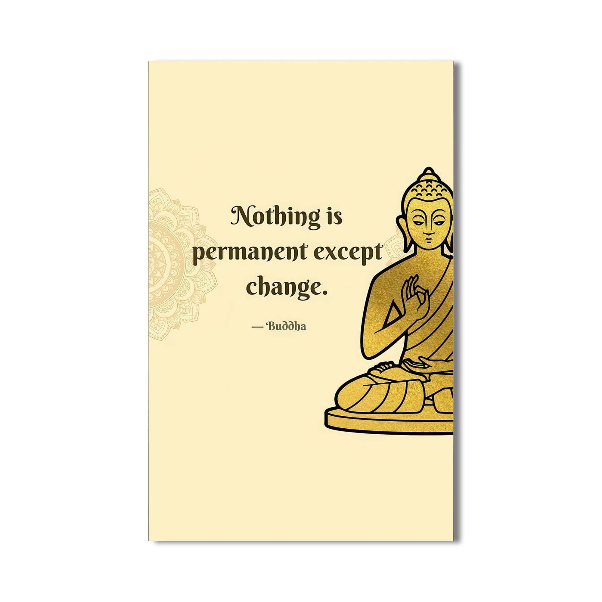 Artronauts Glass Print Impermanence- Buddhism Tempered Glass Wall Art