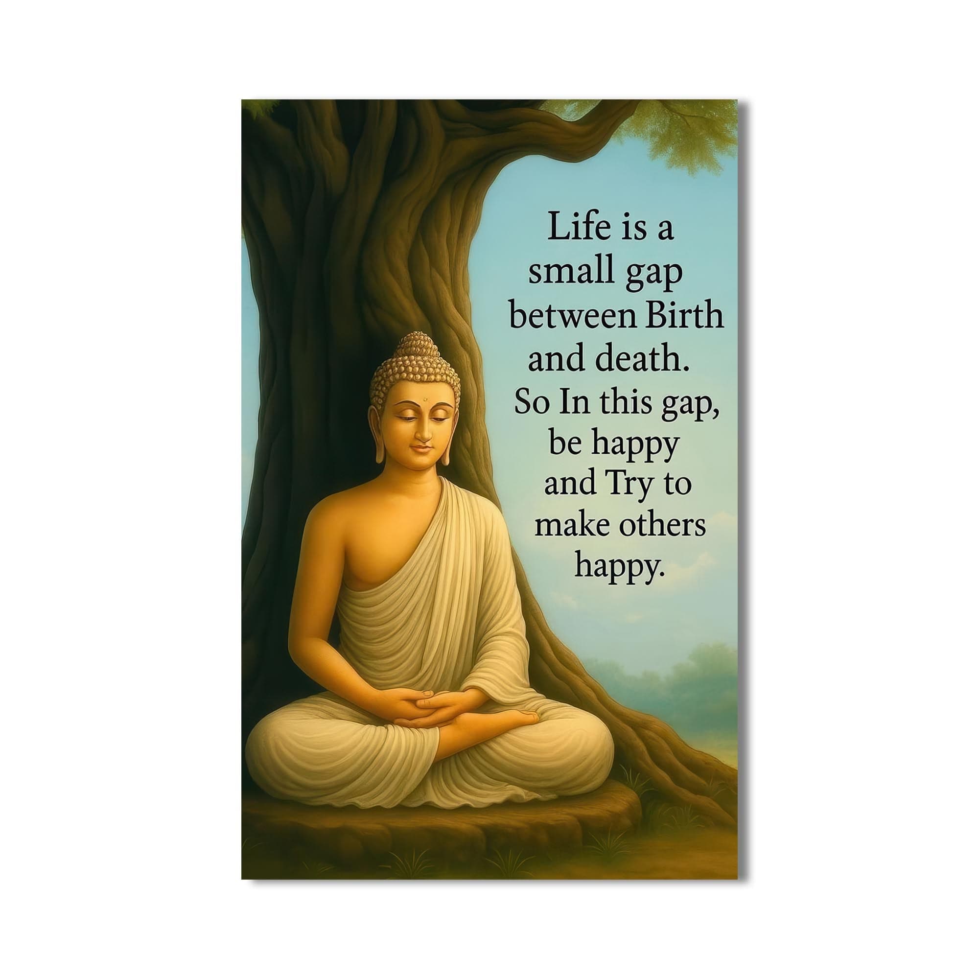 Artronauts Glass Print Eternal Lotus- Buddhism Tempered Glass Wall Art