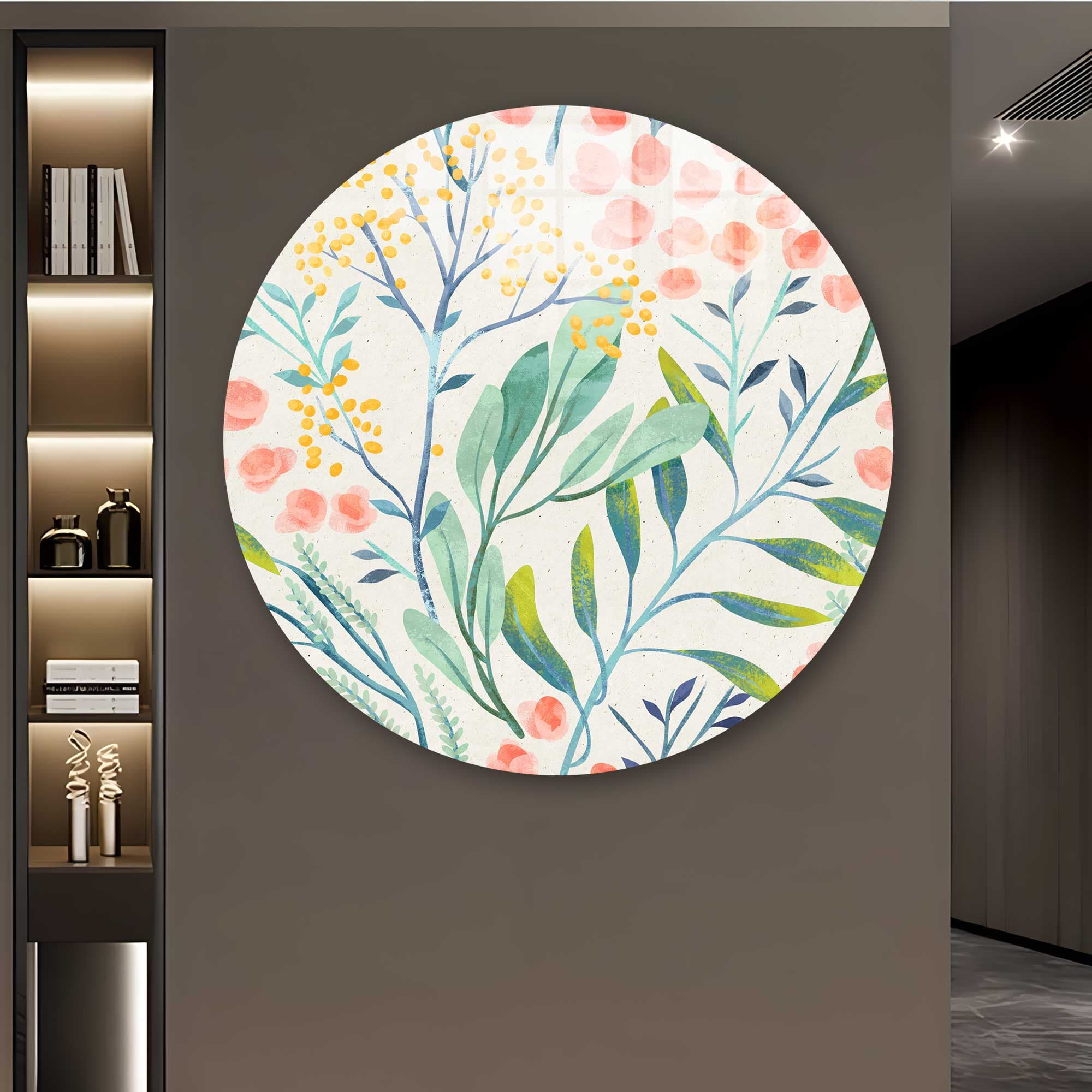 Artronauts Glass Print Botanic - Round