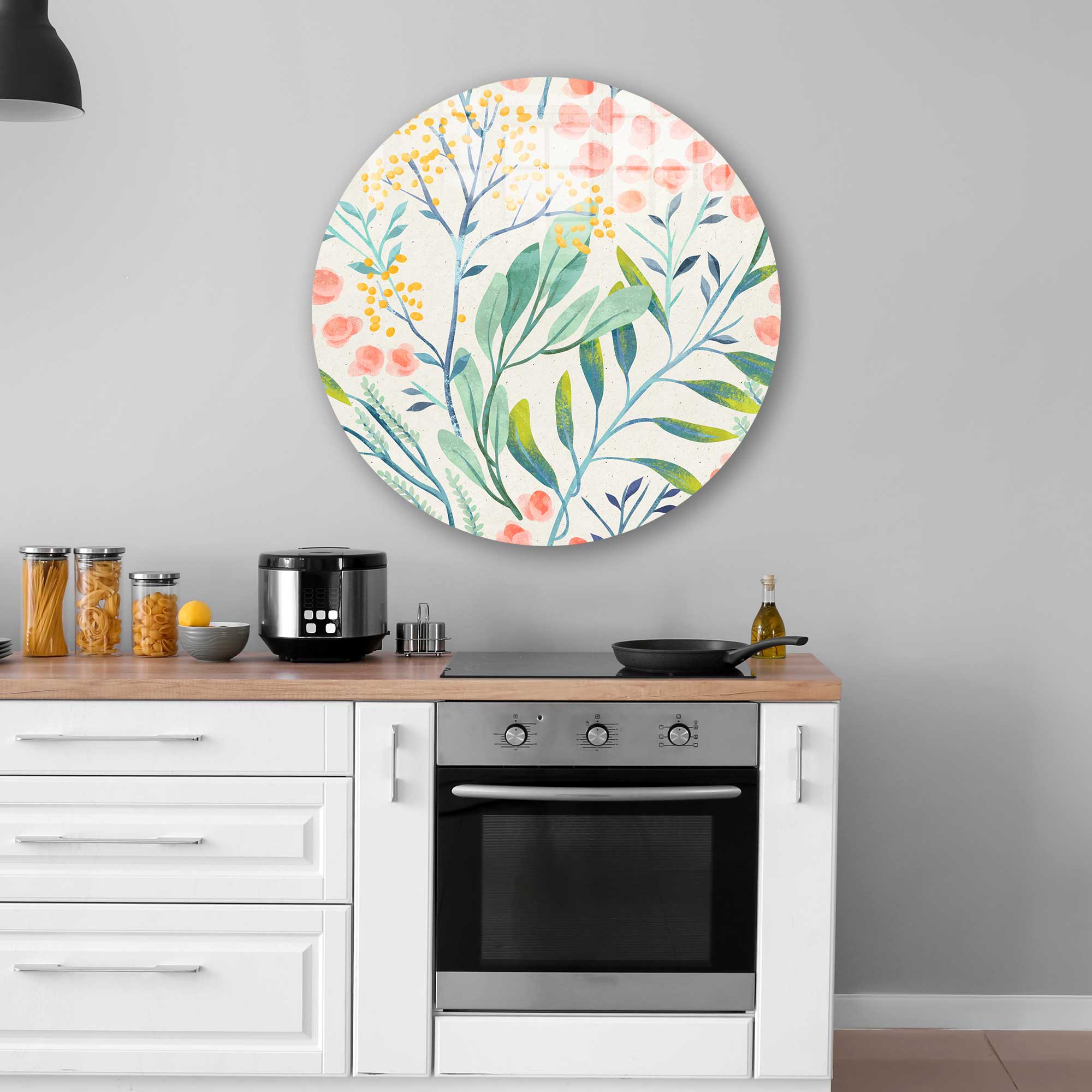 Artronauts Glass Print Botanic - Round