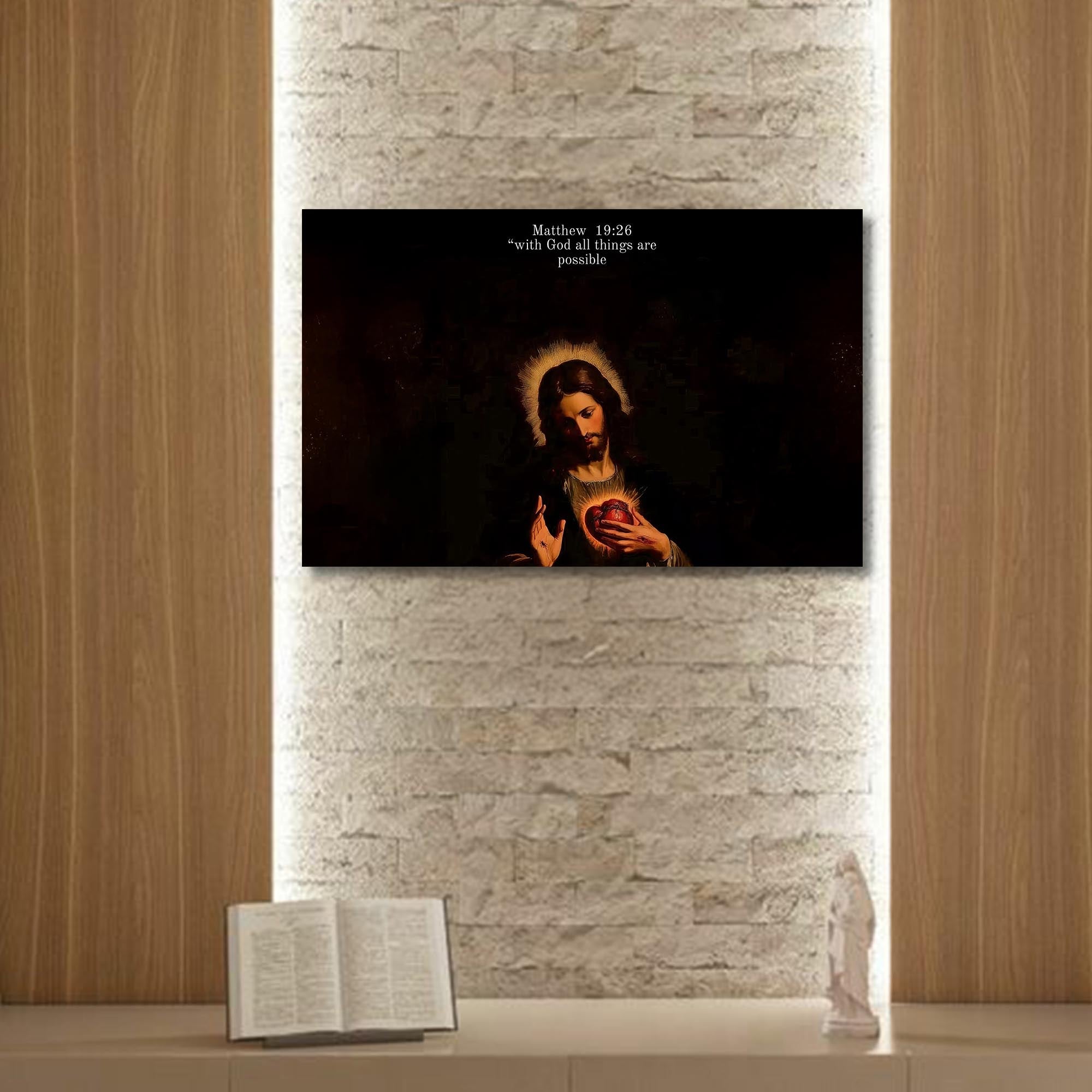 Artronauts Glass Print Matthew 19– Christian Tempered Glass Wall Art