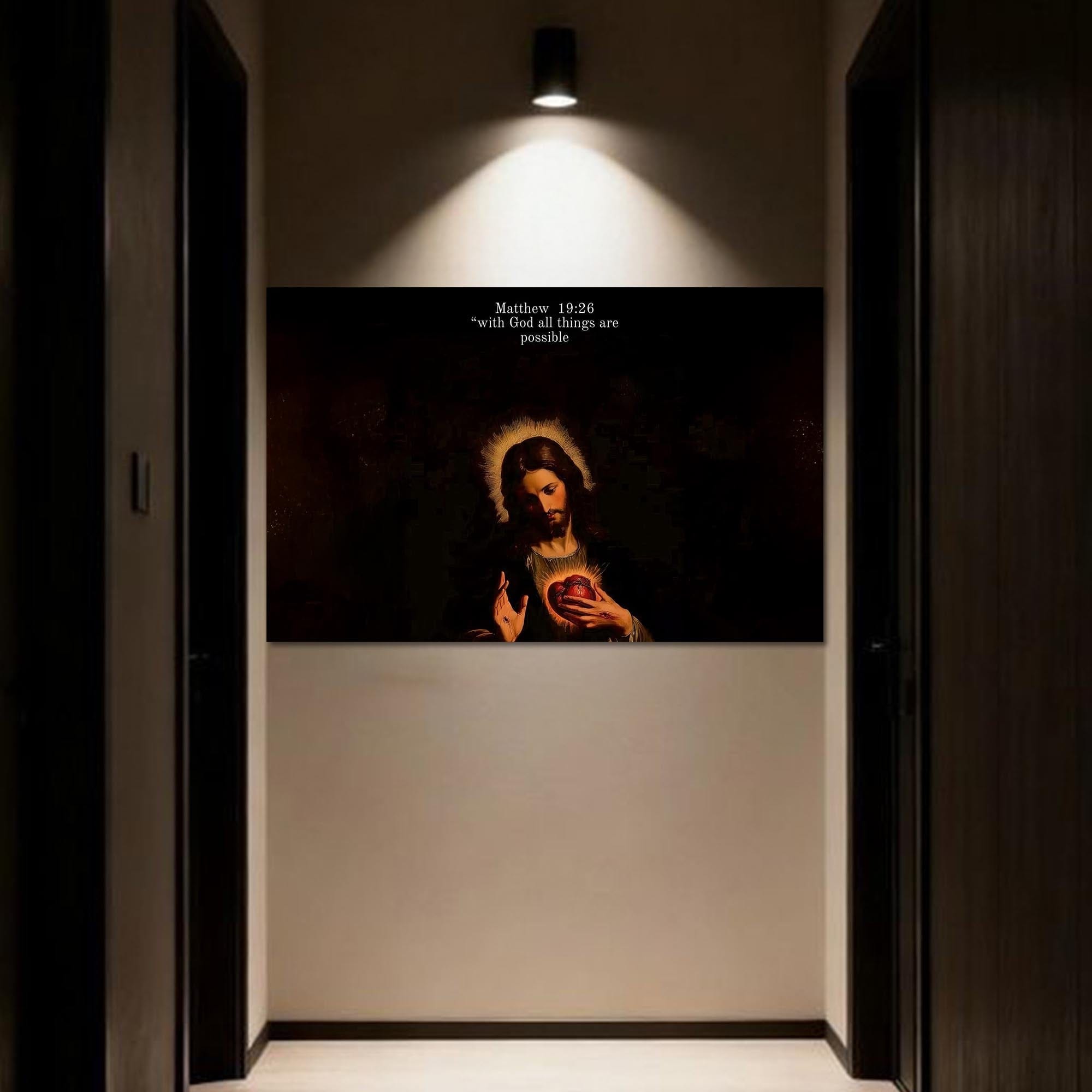 Artronauts Glass Print Matthew 19– Christian Tempered Glass Wall Art