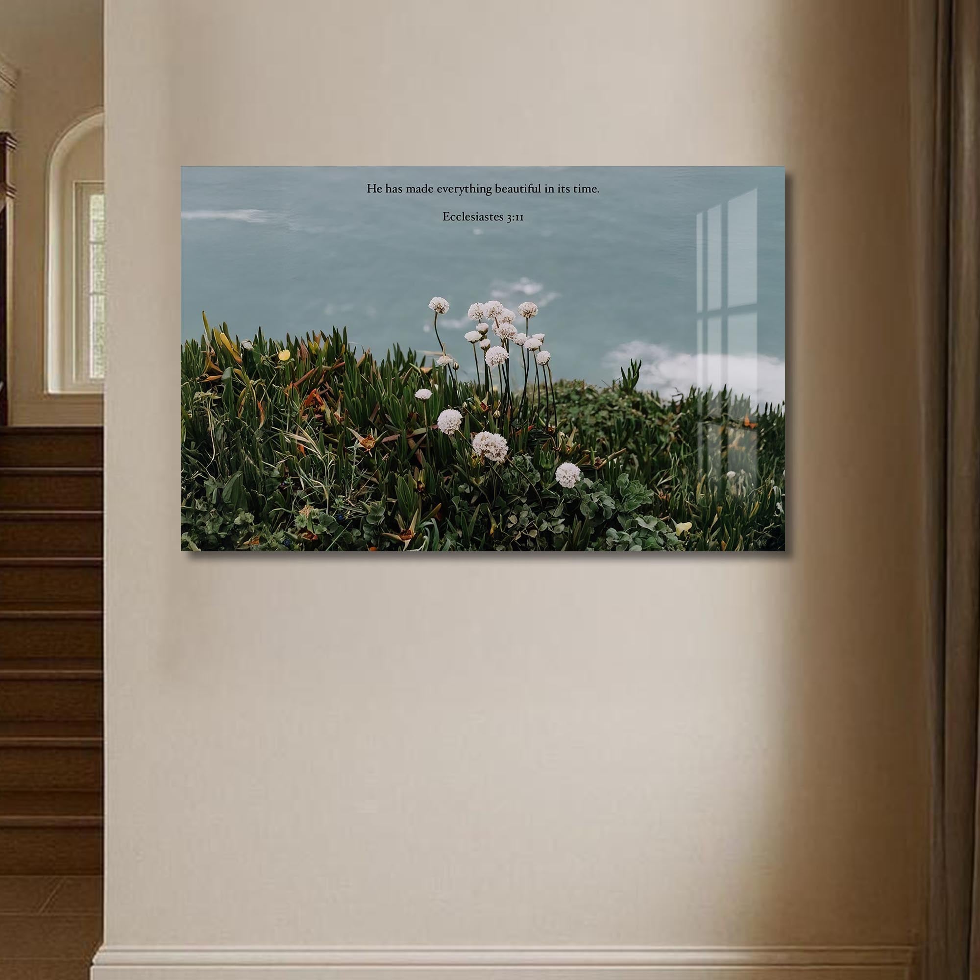 Artronauts Glass Print Ecclesiastes 3:11– Christian Tempered Glass Wall Art