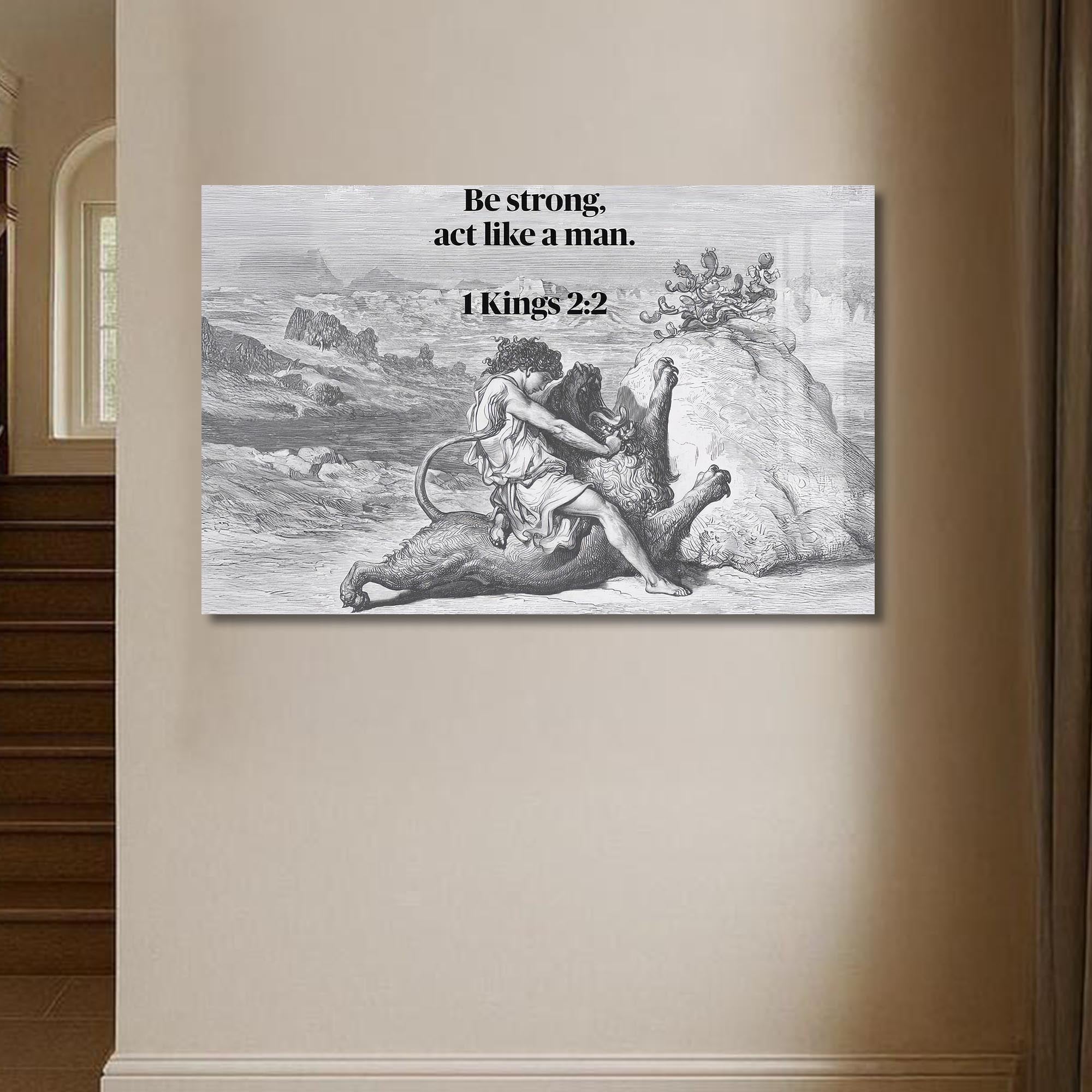 Artronauts Glass Print Kings 2:2- Christian Tempered Glass Wall Art