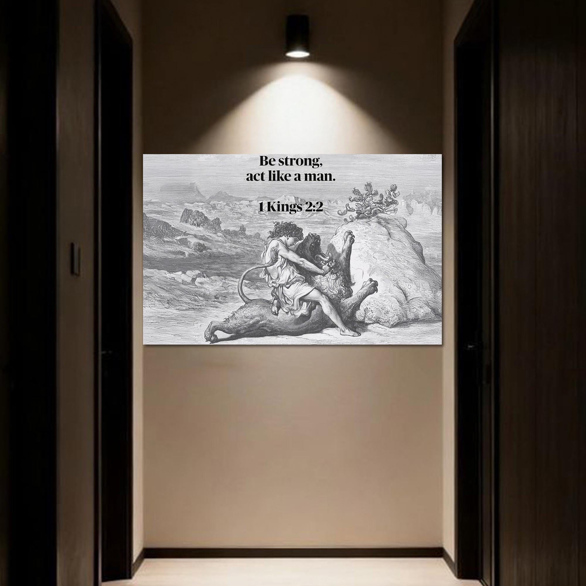 Artronauts Glass Print Kings 2:2- Christian Tempered Glass Wall Art