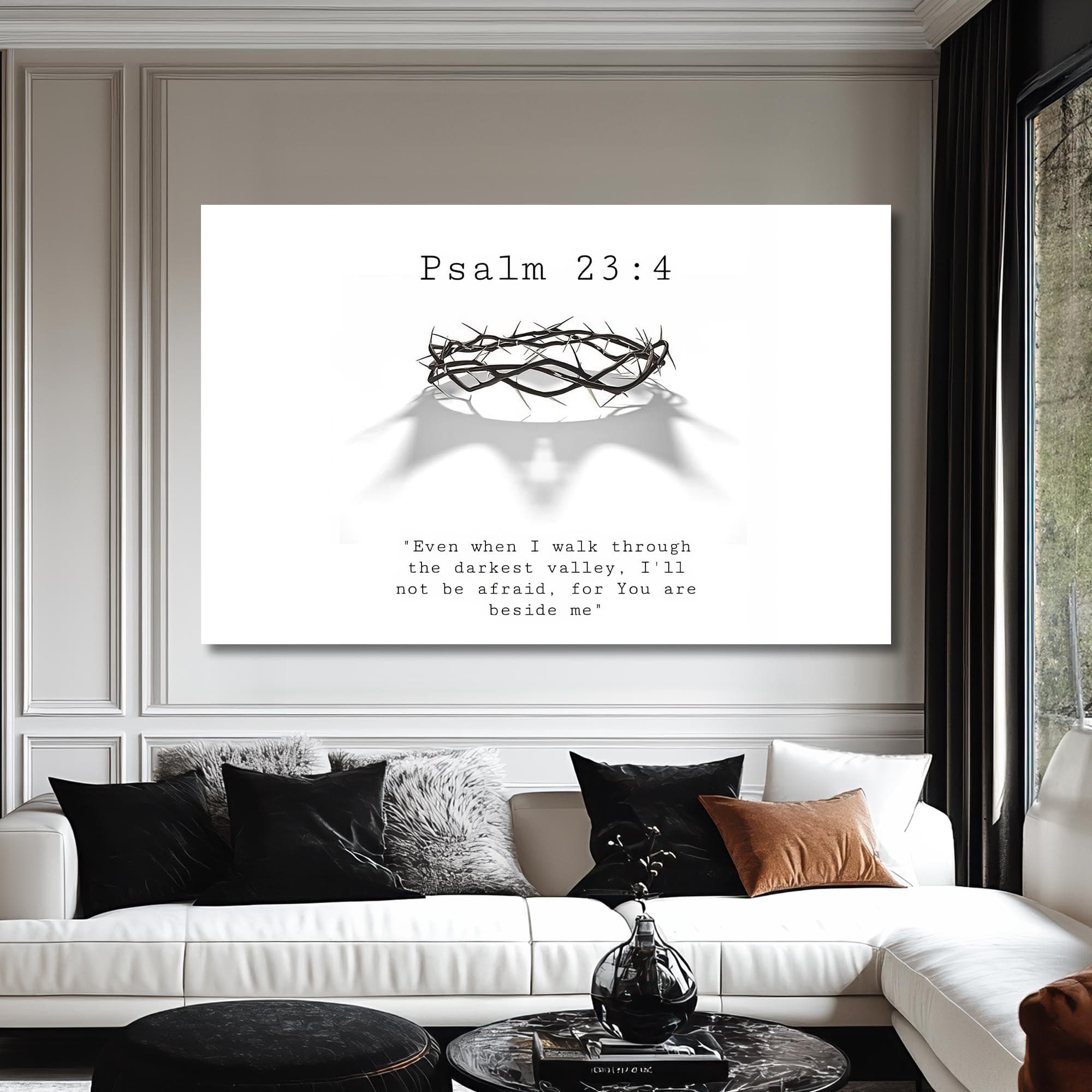 Artronauts Glass Print Crown of Thorns- Christian Tempered Glass Wall Art