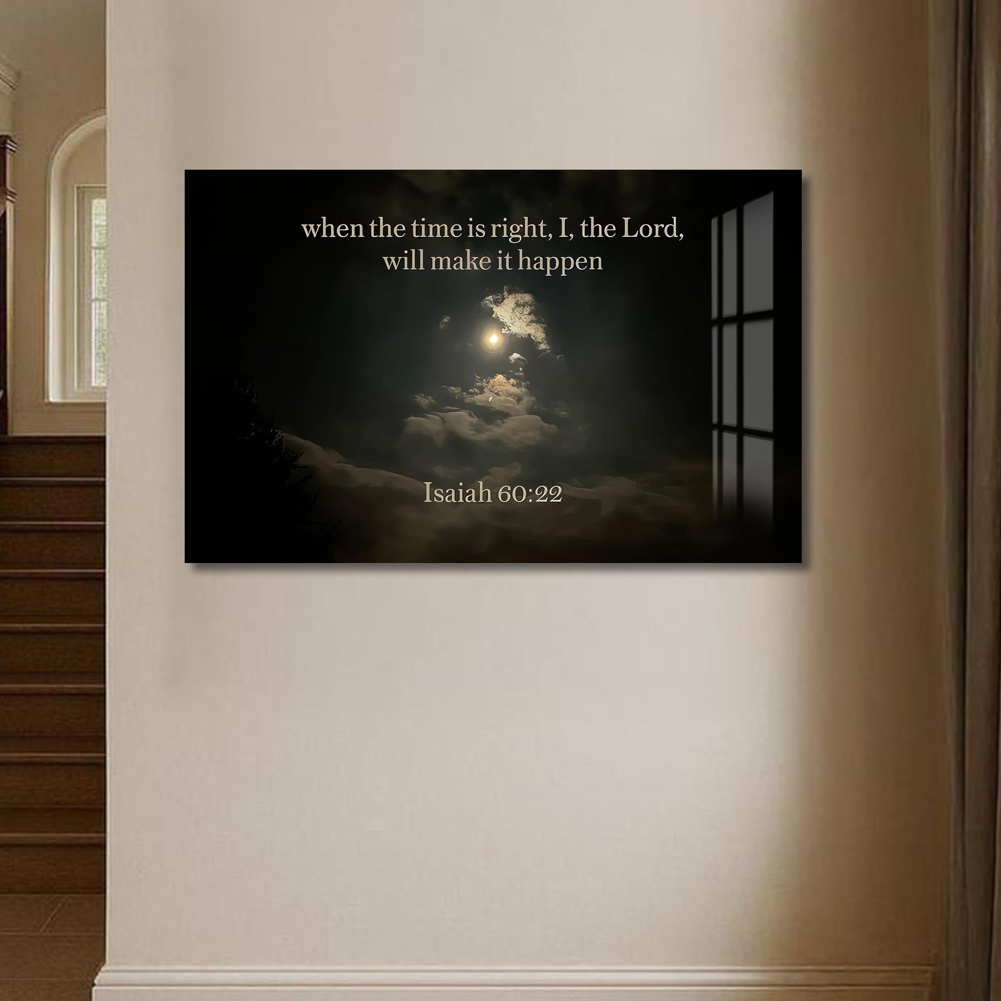 Artronauts Glass Print Isaiah 60:22- Christian Tempered Glass Wall Art