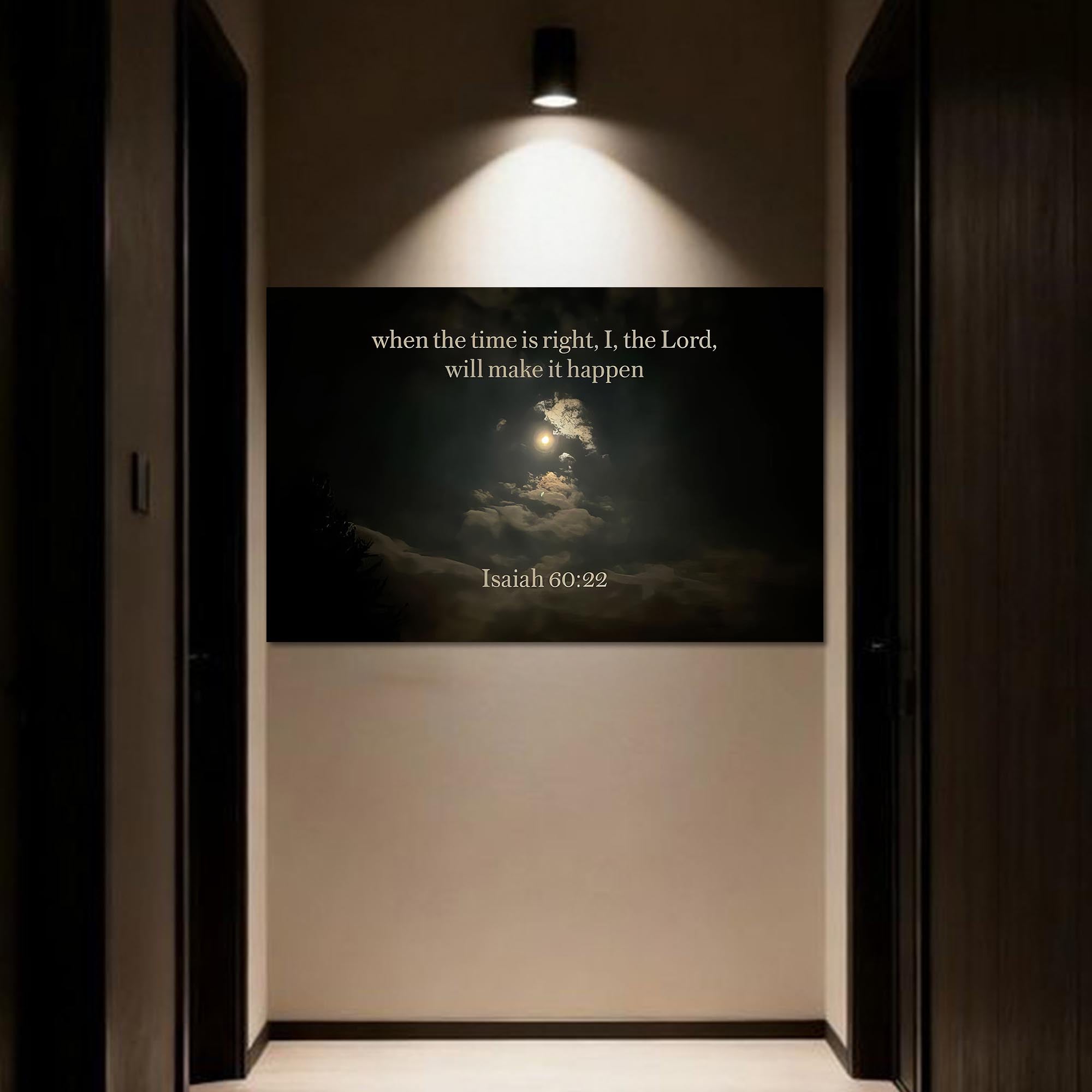 Artronauts Glass Print Isaiah 60:22- Christian Tempered Glass Wall Art