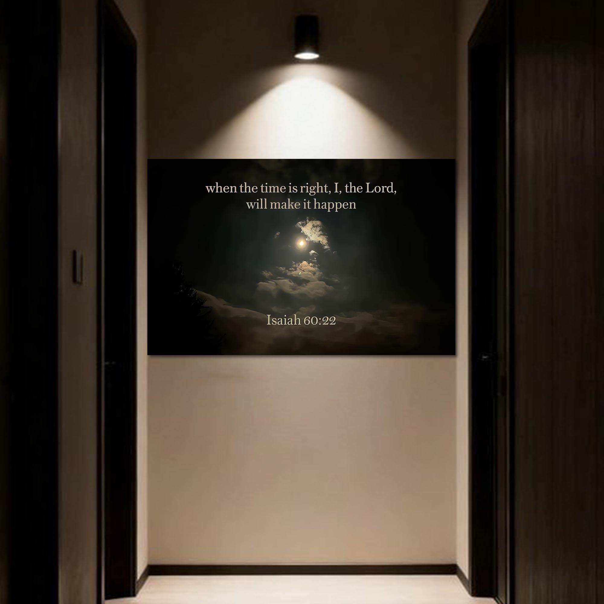 Artronauts Glass Print Isaiah 60:22- Christian Tempered Glass Wall Art
