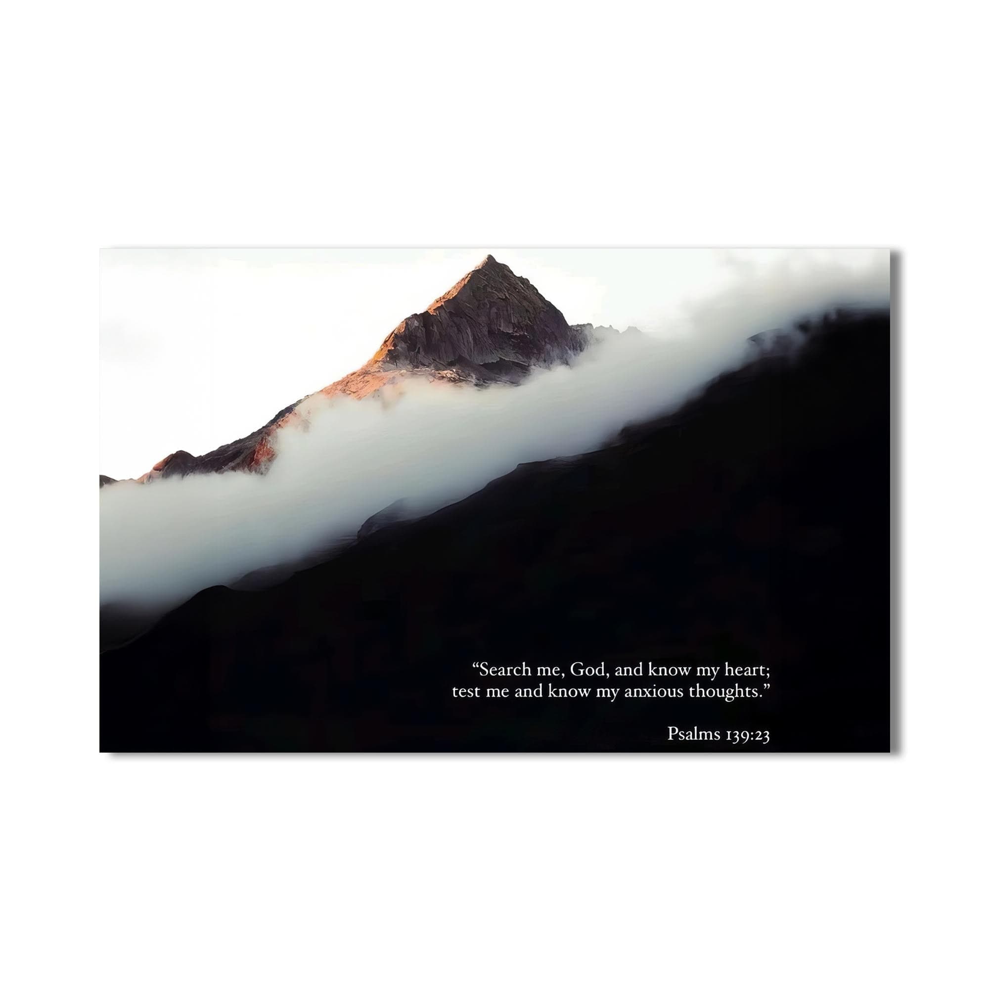 Artronauts Glass Print Psalm 139– Christian Tempered Glass Wall Art