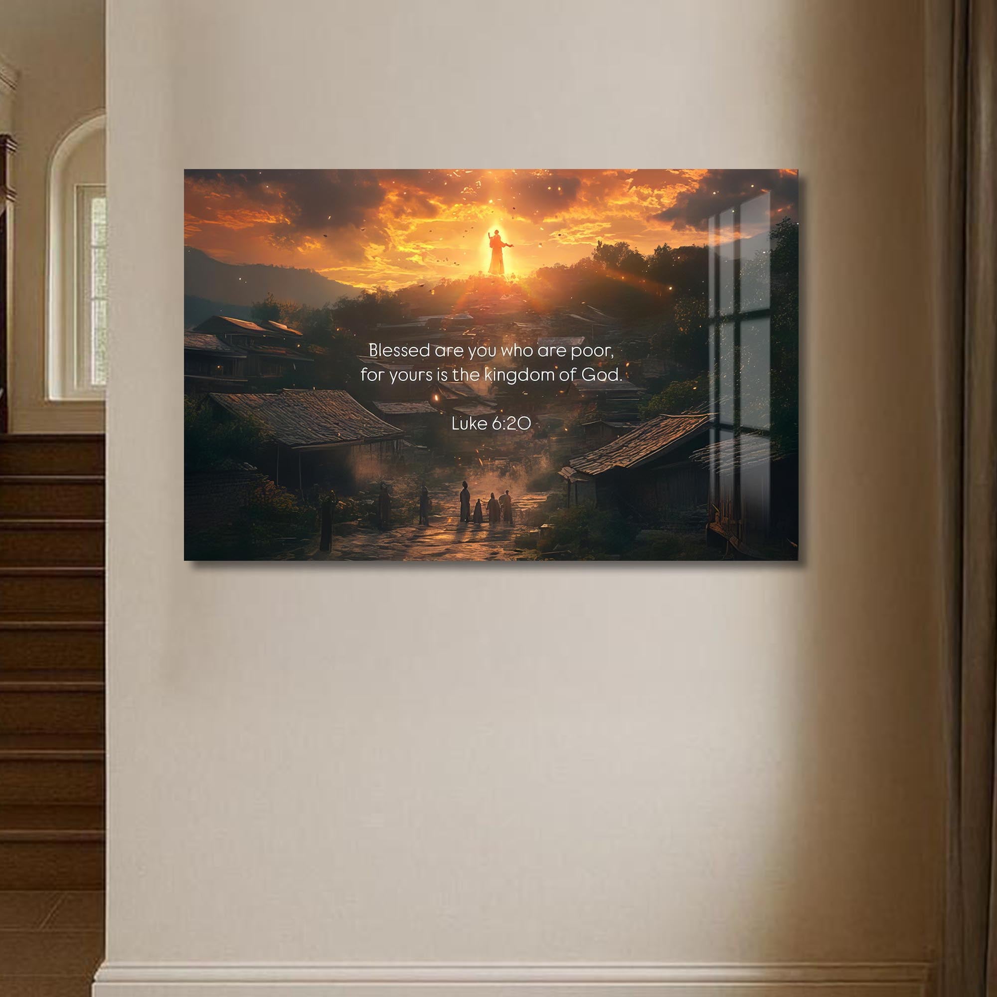 Artronauts Glass Print Luke 6– Christian Tempered Glass Wall Art