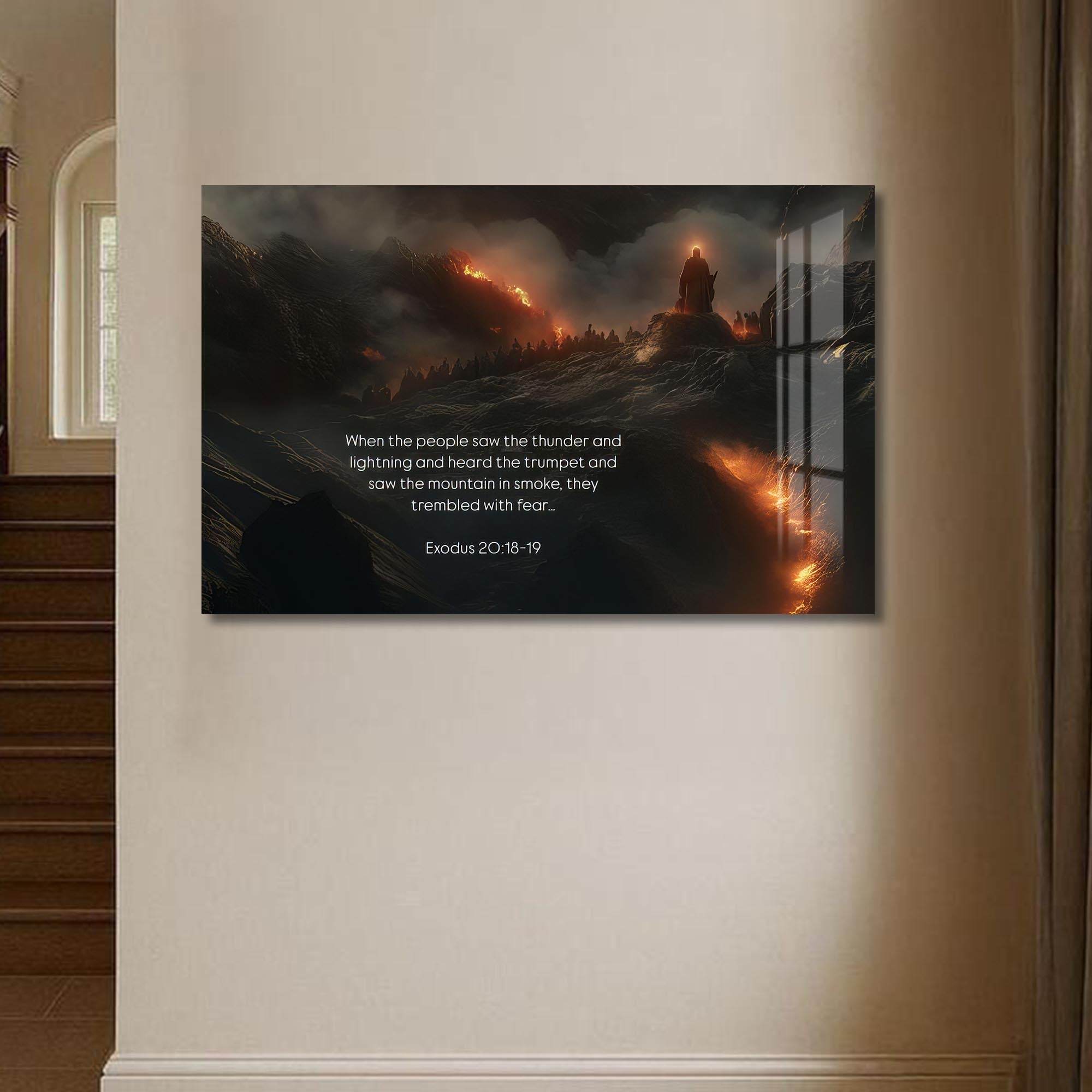 Artronauts Glass Print Exodus 20– Christian Tempered Glass Wall Art