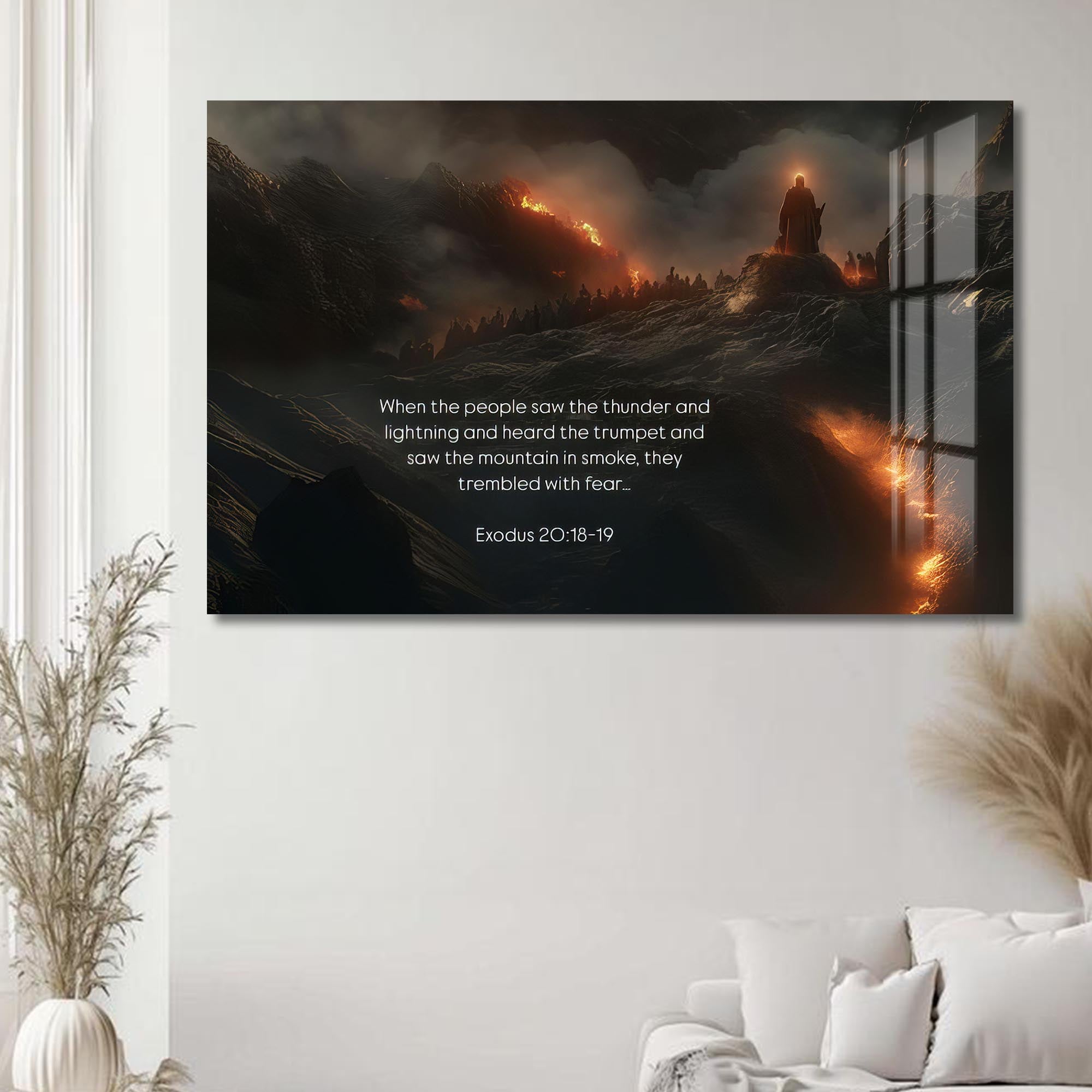 Artronauts Glass Print Exodus 20– Christian Tempered Glass Wall Art