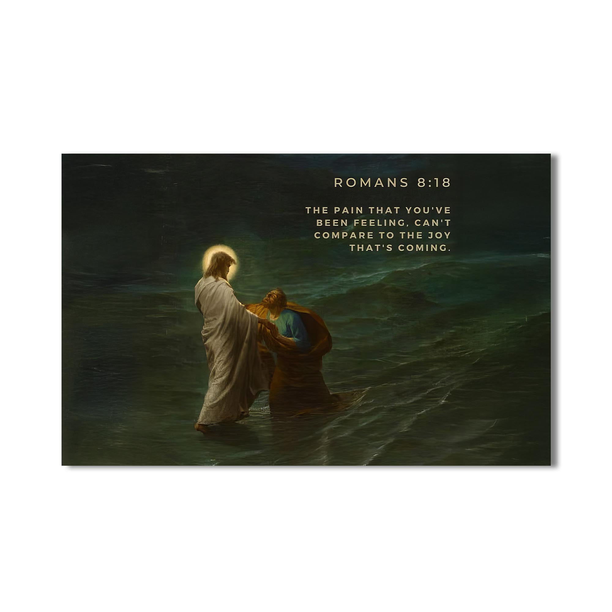 Artronauts Glass Print Romans 8– Christian Tempered Glass Wall Art