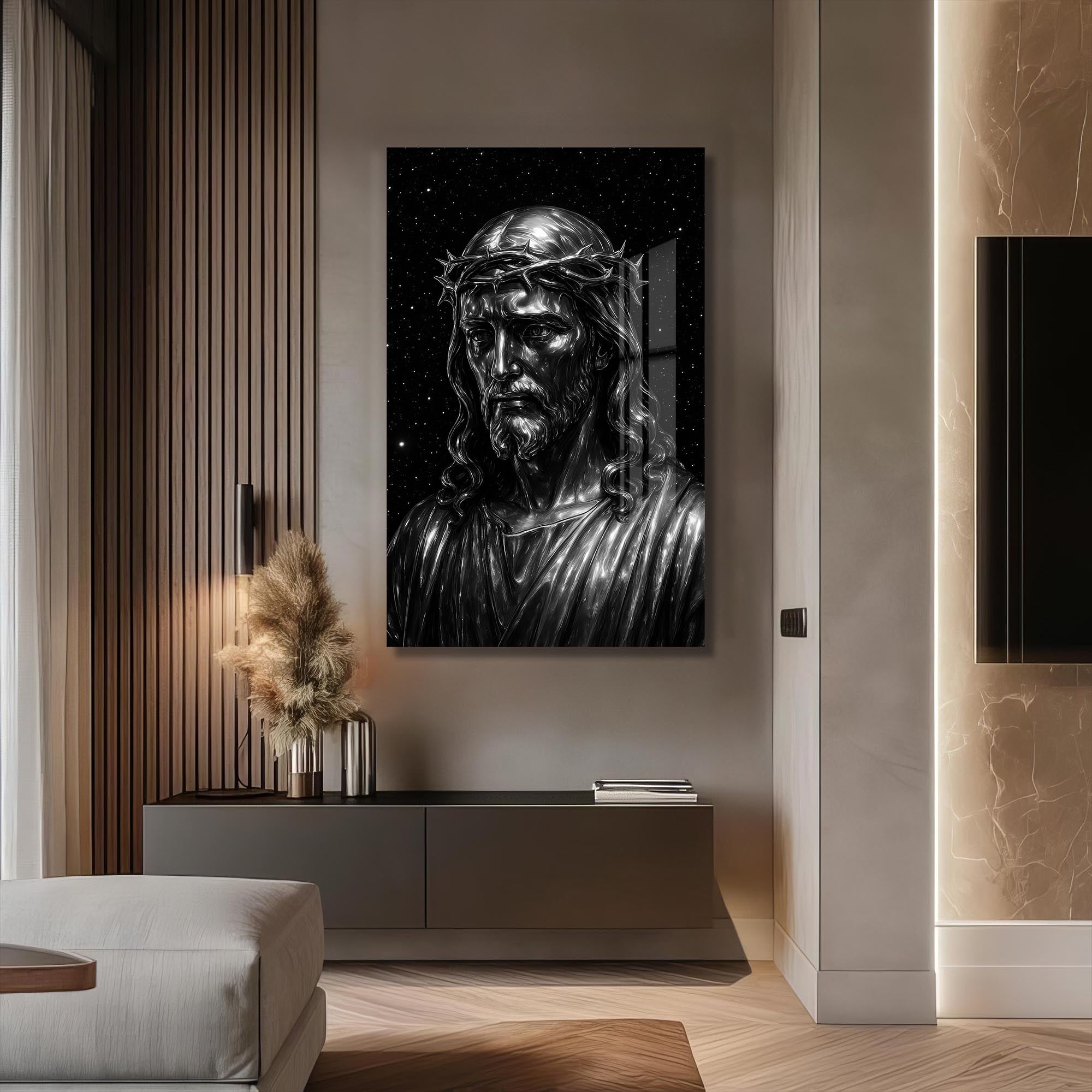 Crown of Sacrifice– Christian Tempered Glass Wall Art