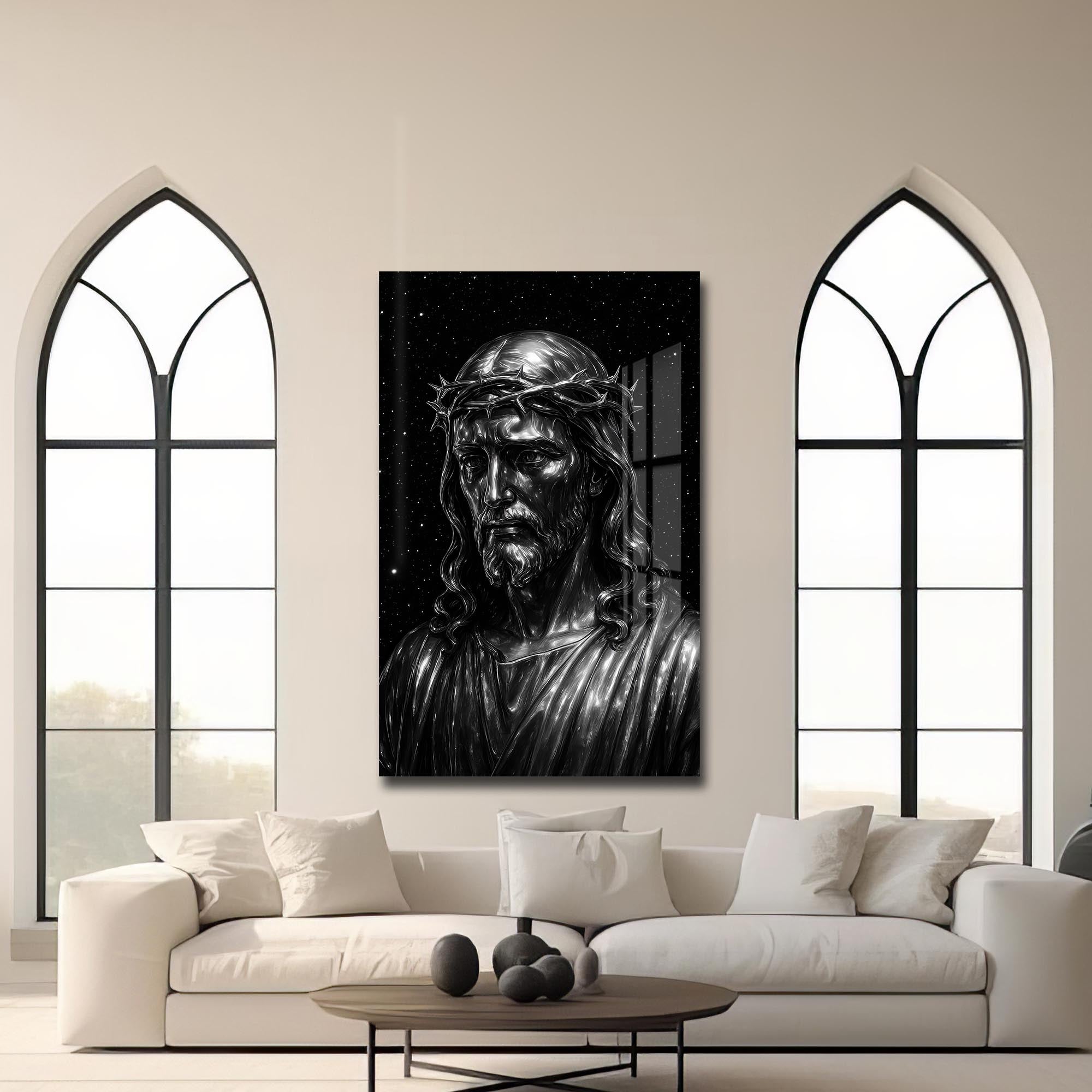 Crown of Sacrifice– Christian Tempered Glass Wall Art