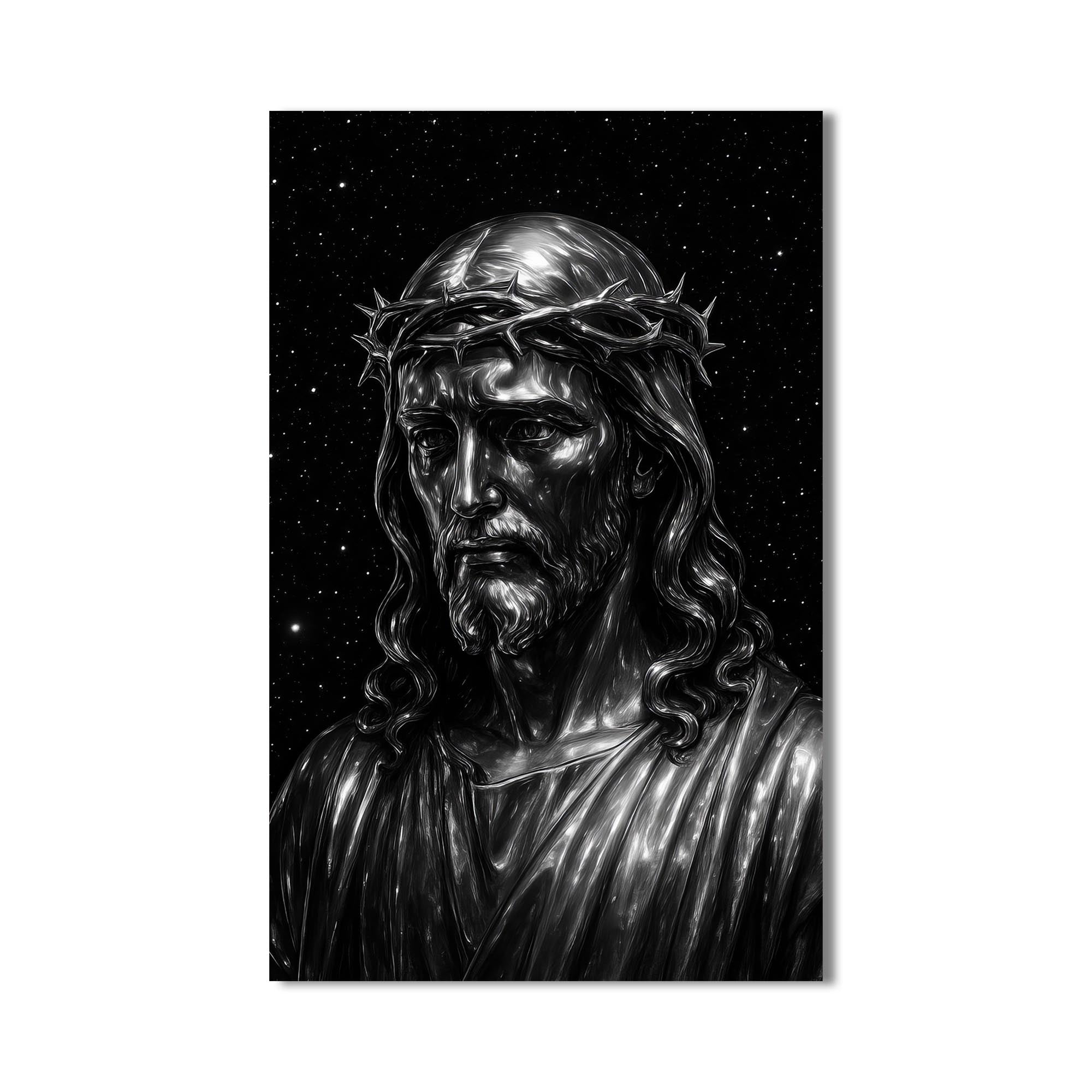 Crown of Sacrifice– Christian Tempered Glass Wall Art