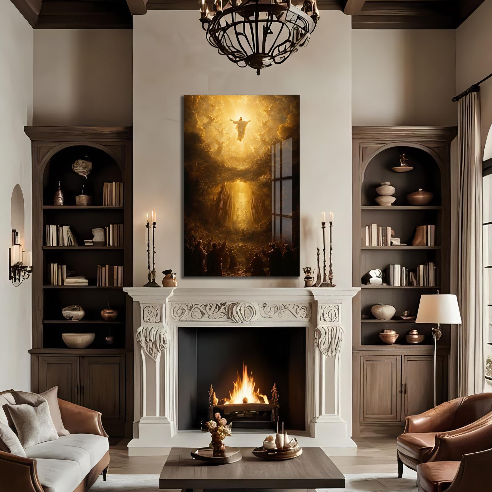 Artronauts Glass Print Ascension of Light– Christian Tempered Glass Wall Art