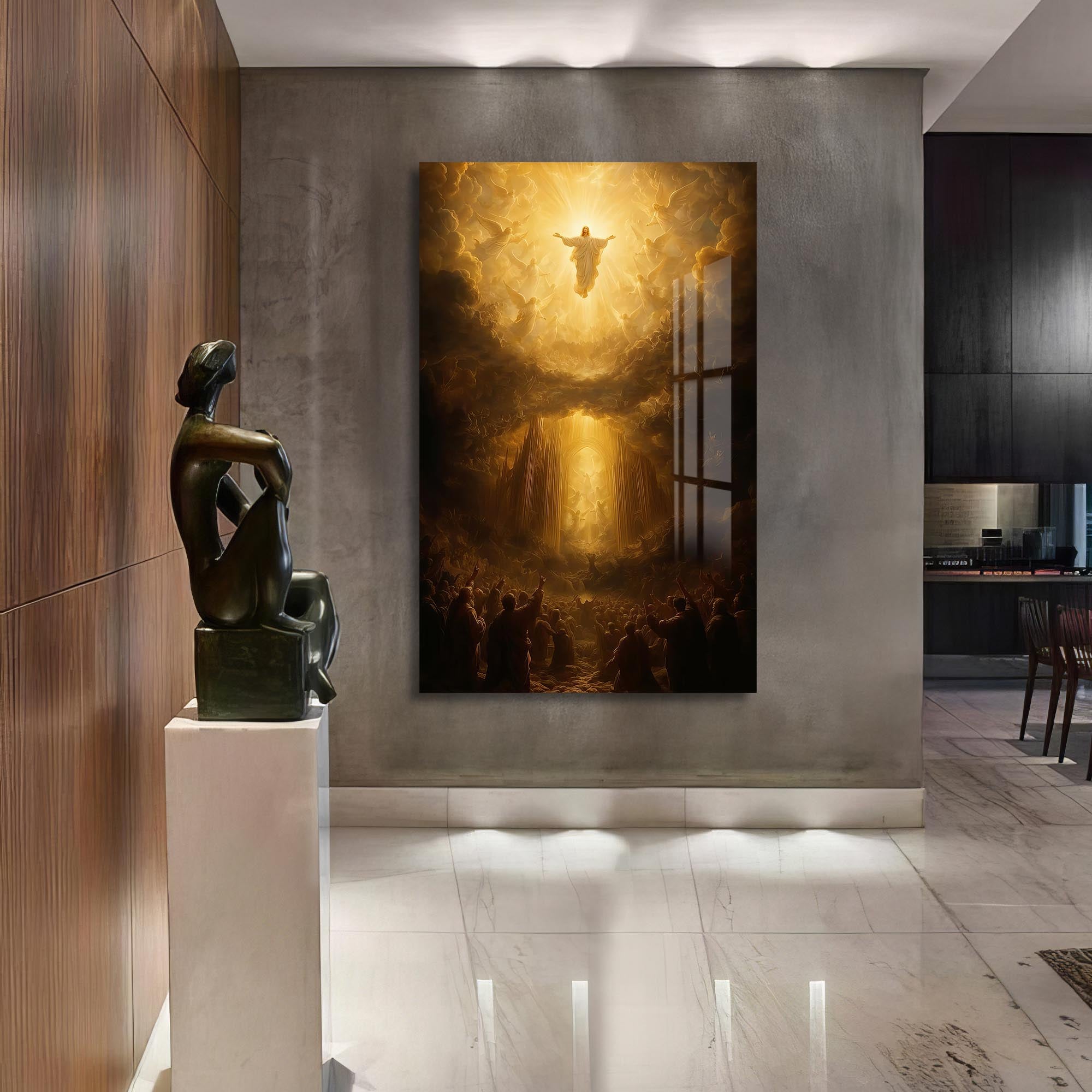 Artronauts Glass Print Ascension of Light– Christian Tempered Glass Wall Art