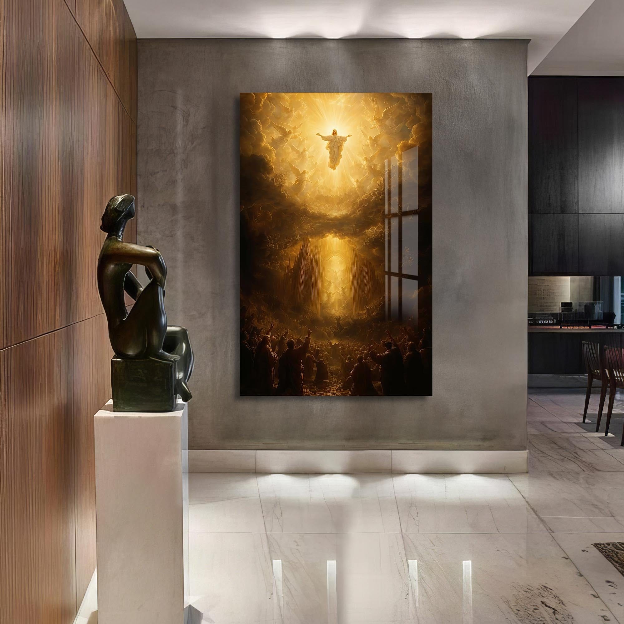 Artronauts Glass Print Ascension of Light– Christian Tempered Glass Wall Art