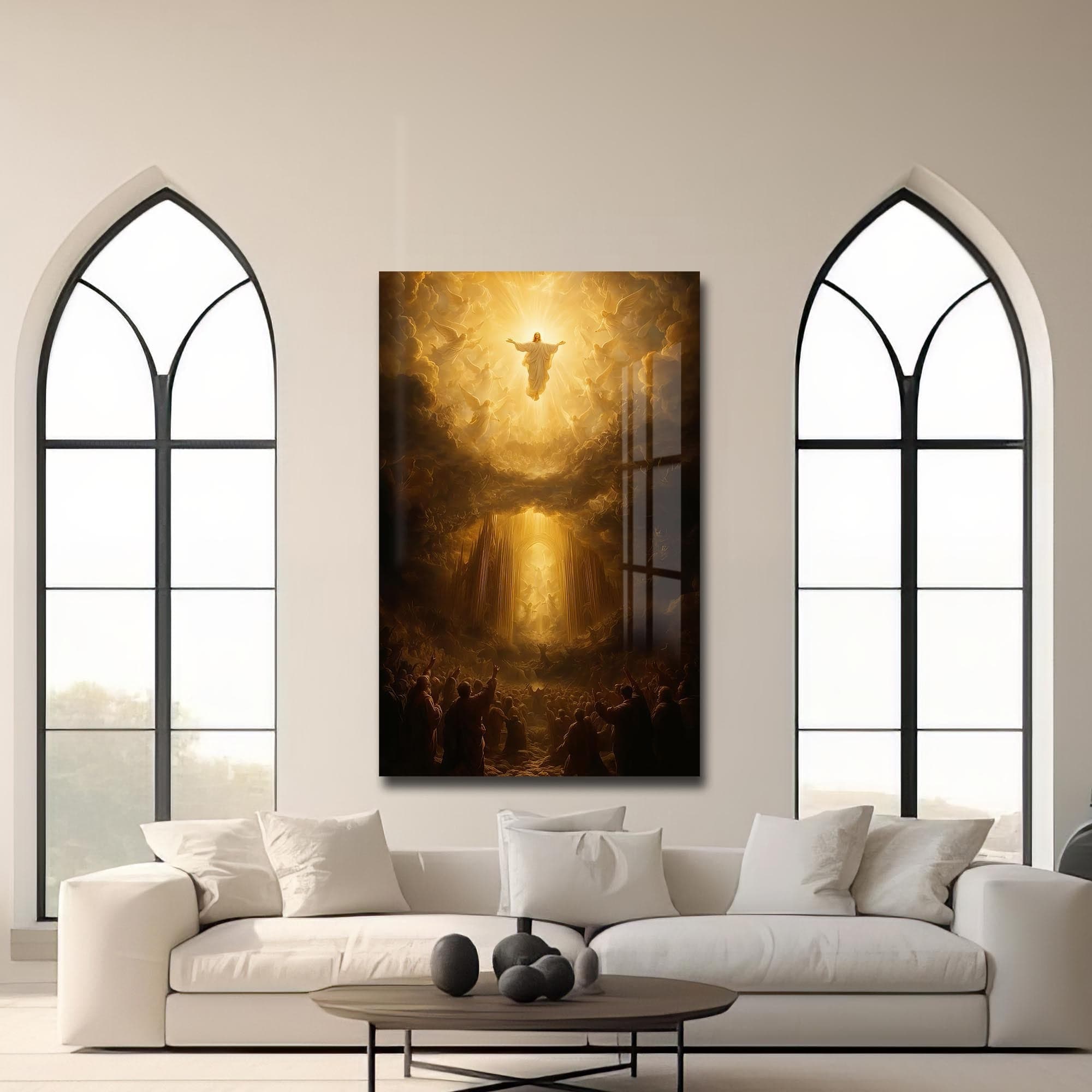Artronauts Glass Print Ascension of Light– Christian Tempered Glass Wall Art