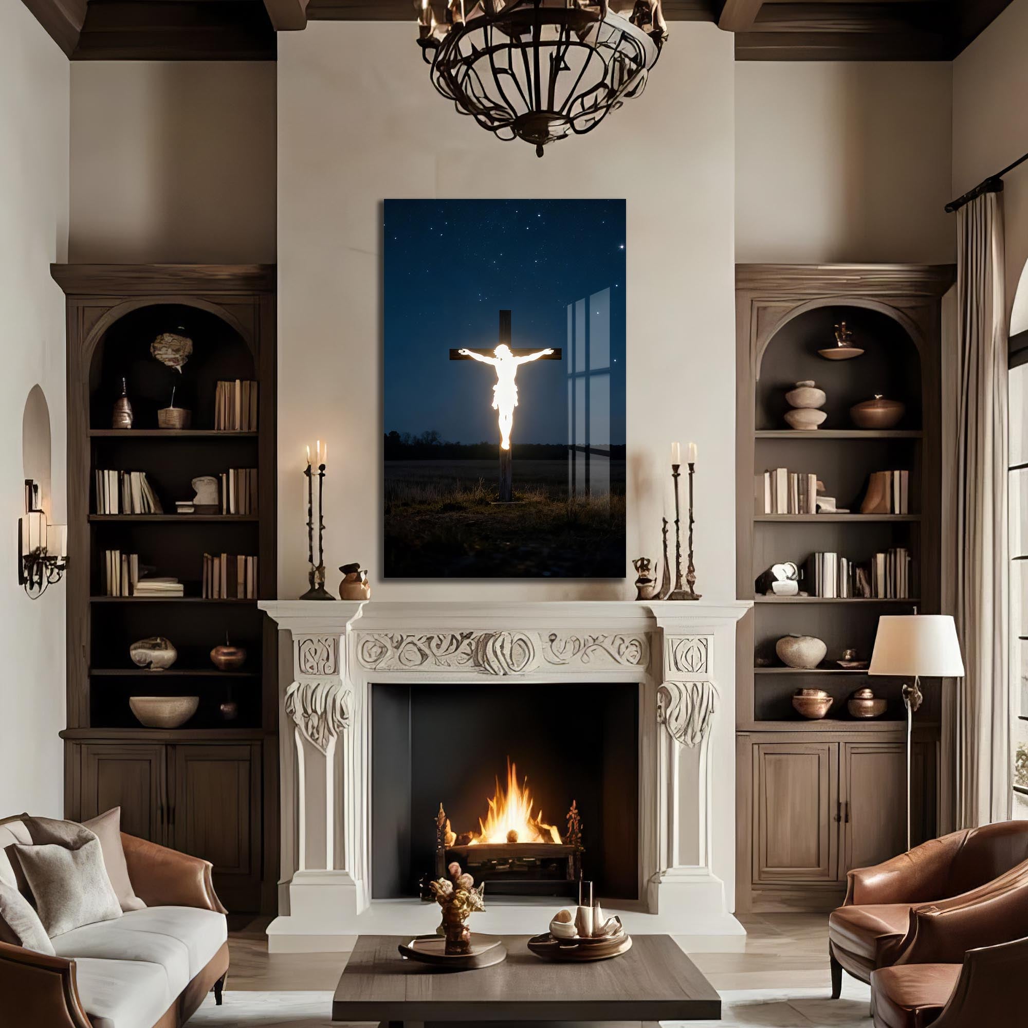 Eternal Sacrifice– Christian Tempered Glass Wall Art