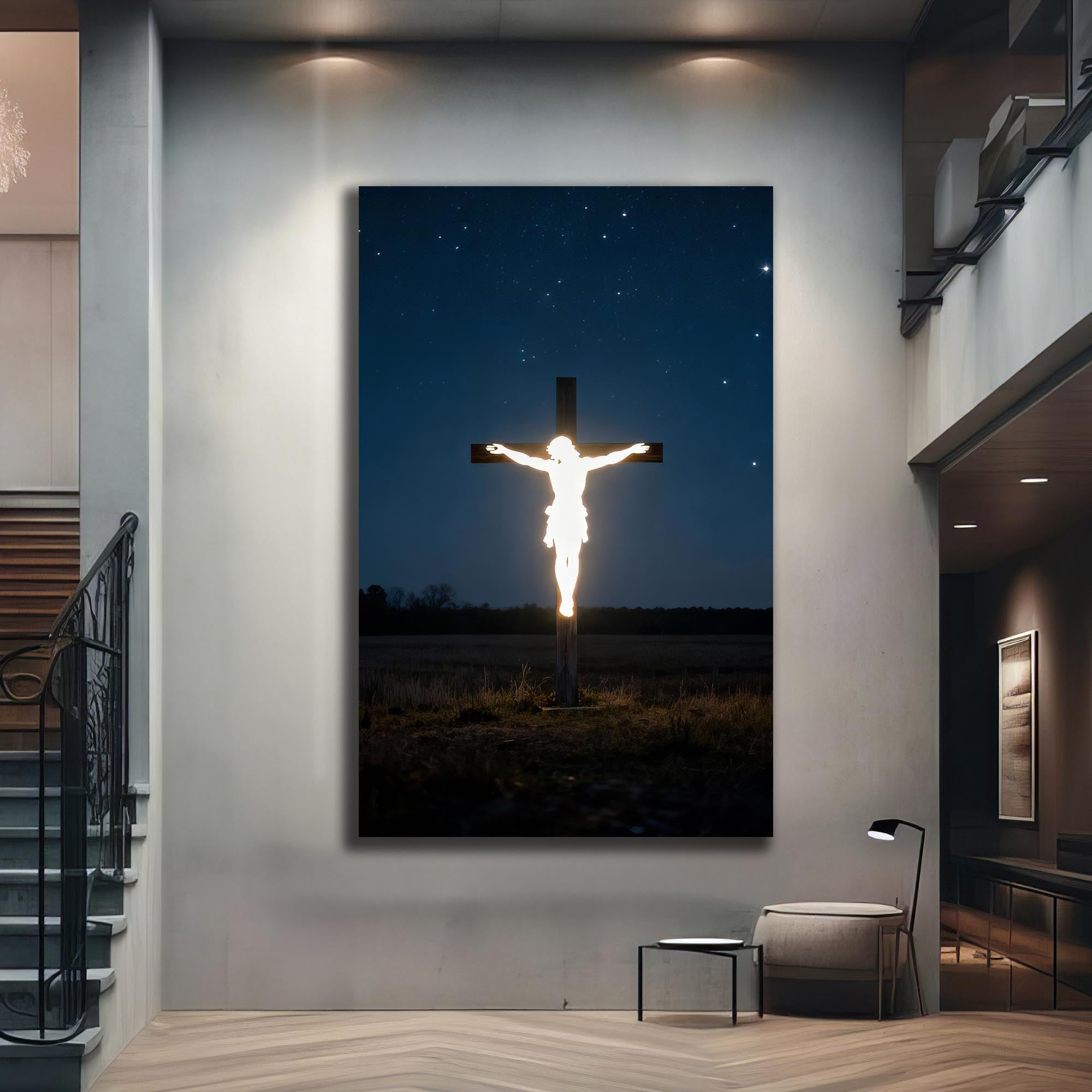 Eternal Sacrifice– Christian Tempered Glass Wall Art