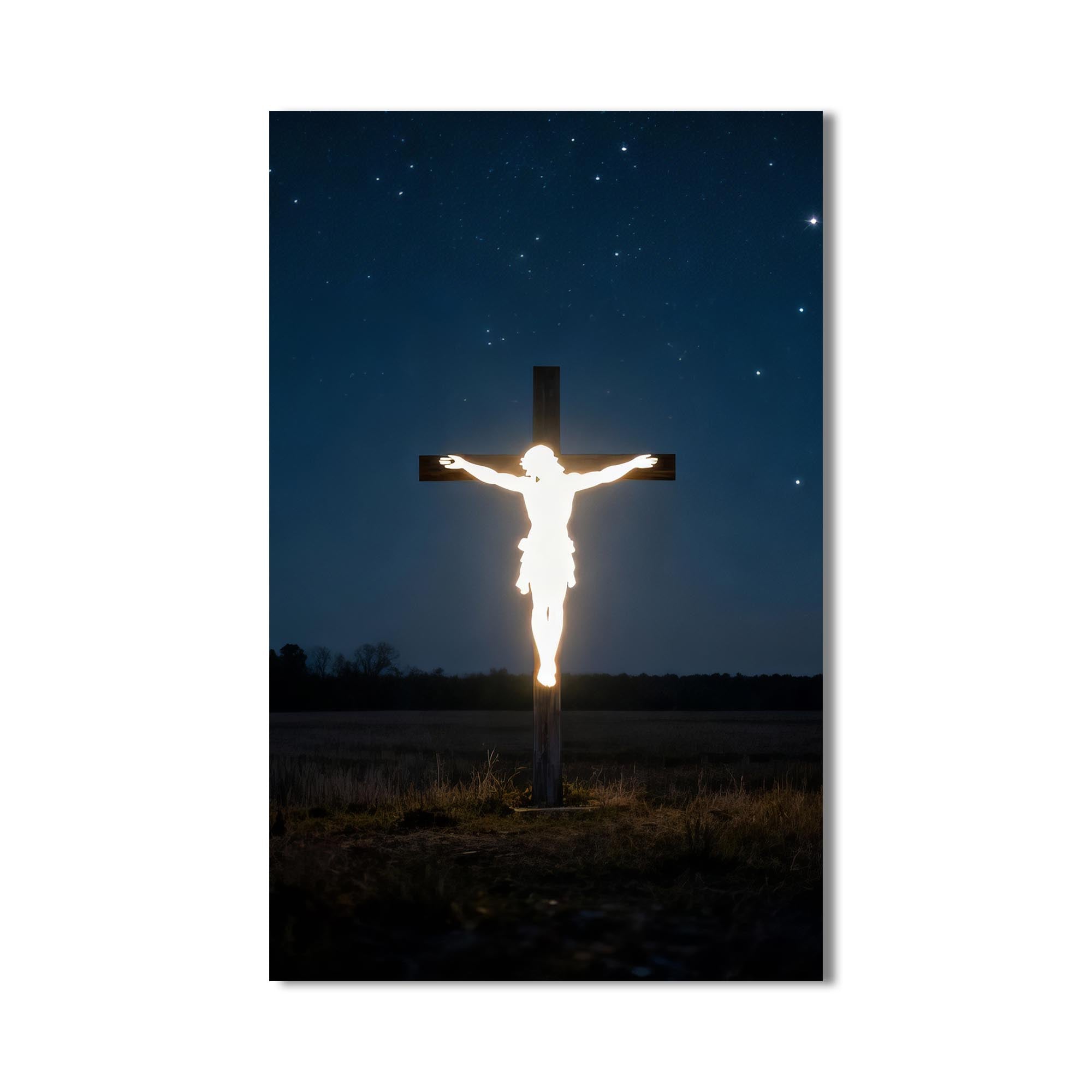 Eternal Sacrifice– Christian Tempered Glass Wall Art