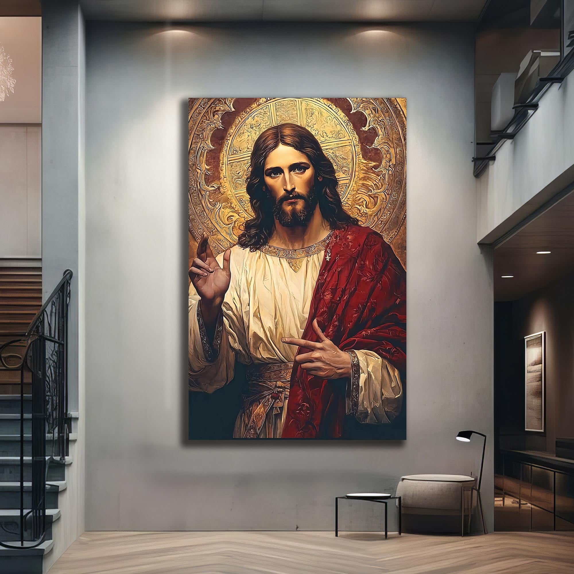 Artronauts Glass Print Golgotha at Dusk– Christian Tempered Glass Wall Art