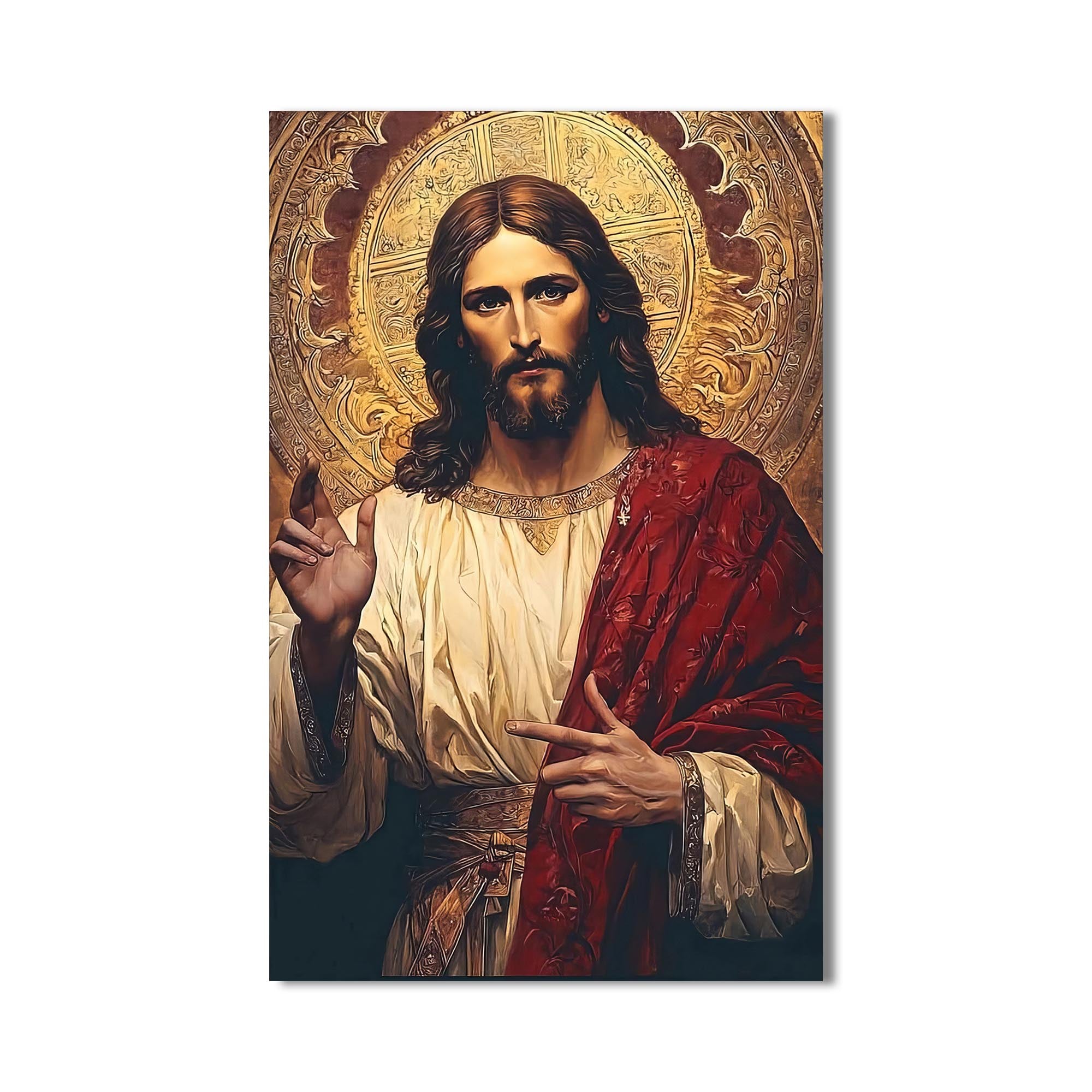 Artronauts Glass Print Golgotha at Dusk– Christian Tempered Glass Wall Art