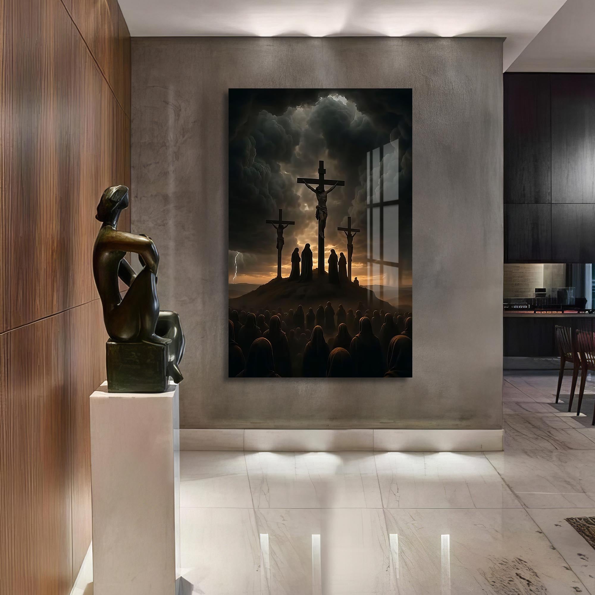 Artronauts Glass Print His Perfect Time– Christian Tempered Glass Wall Art