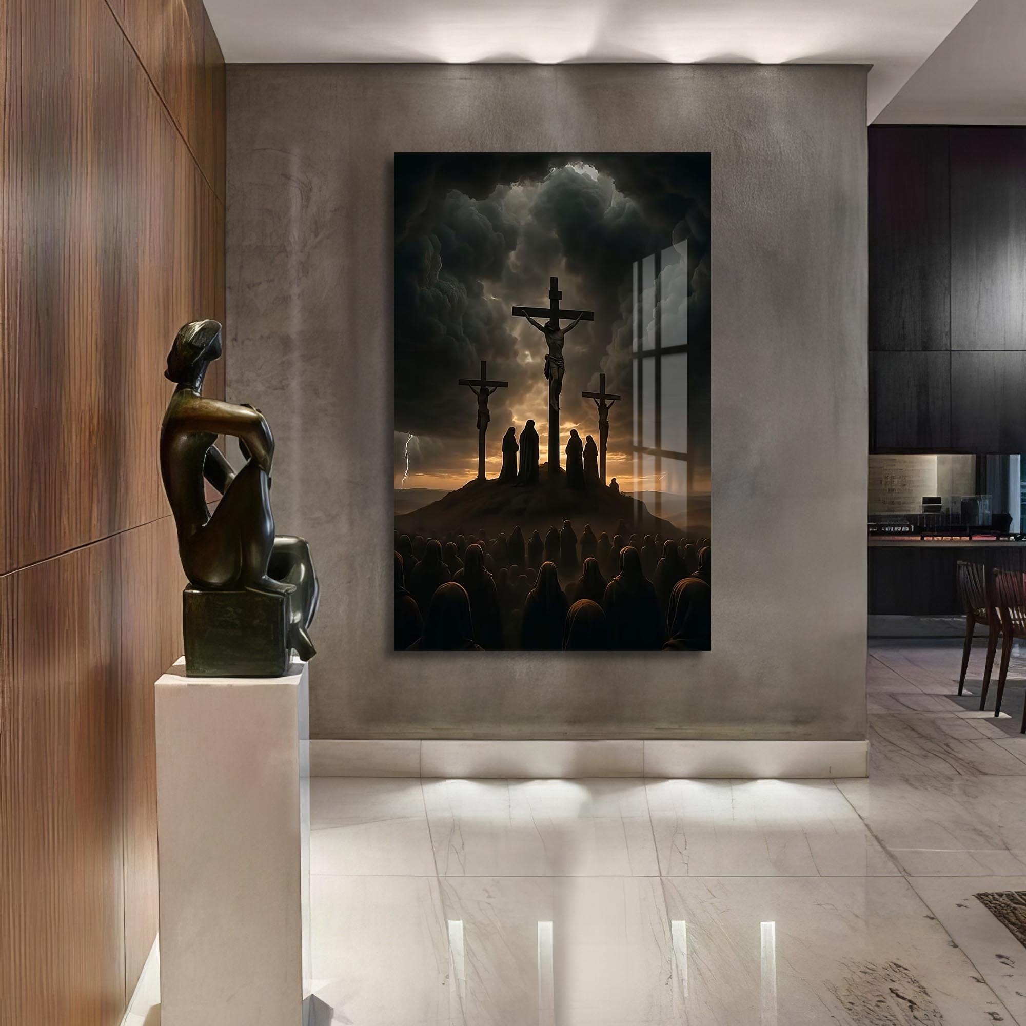 Artronauts Glass Print His Perfect Time– Christian Tempered Glass Wall Art