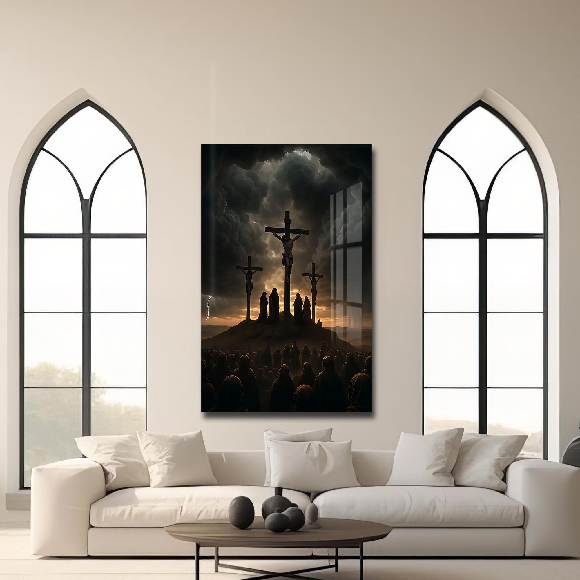 Artronauts Glass Print His Perfect Time– Christian Tempered Glass Wall Art