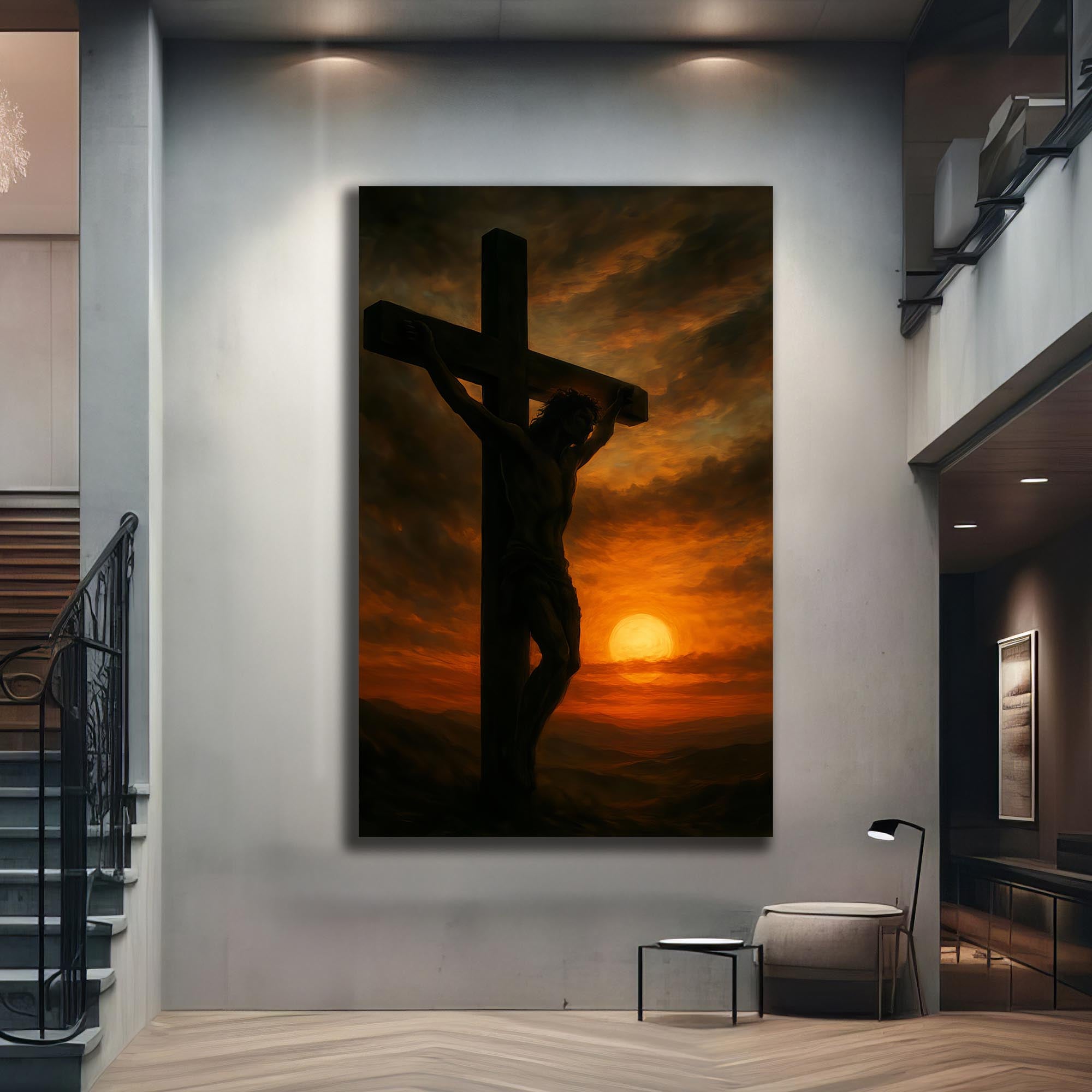 Crown of Mercy– Christian Tempered Glass Wall Art