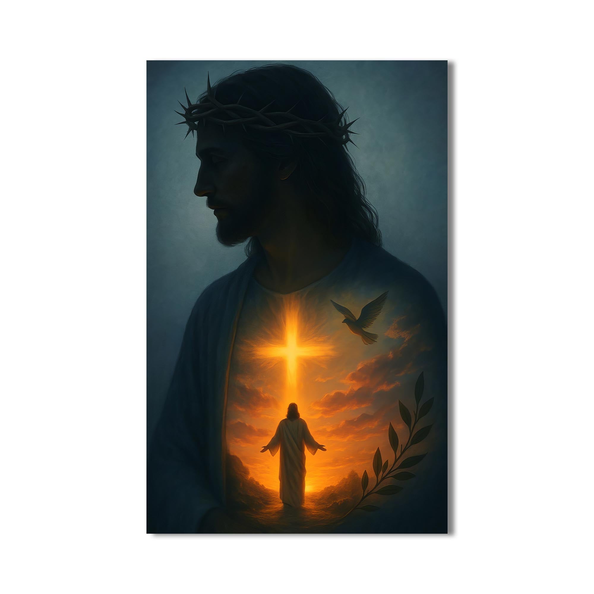 Artronauts Glass Print Crown of Light– Christian Tempered Glass Wall Art