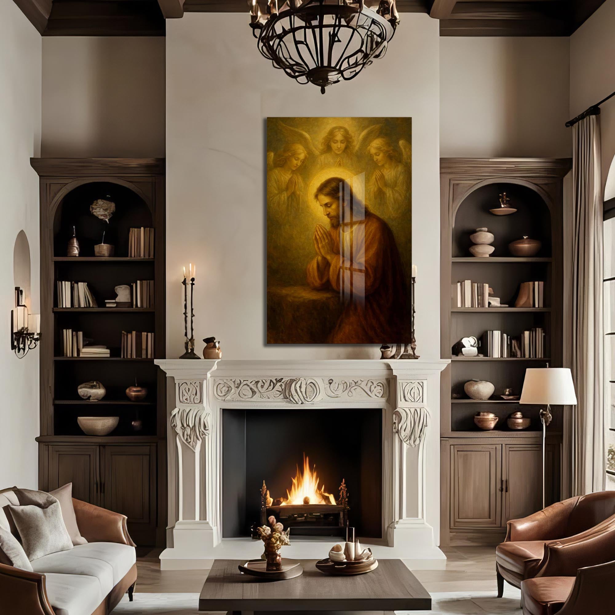 Artronauts Glass Print Heavenly Witness– Christian Tempered Glass Wall Art