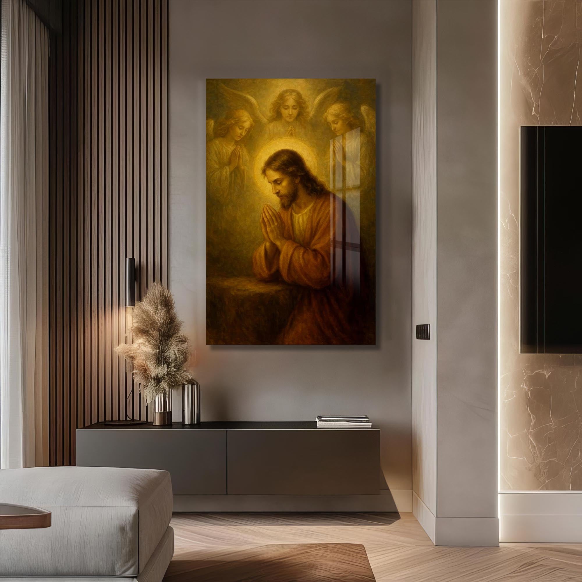 Artronauts Glass Print Heavenly Witness– Christian Tempered Glass Wall Art