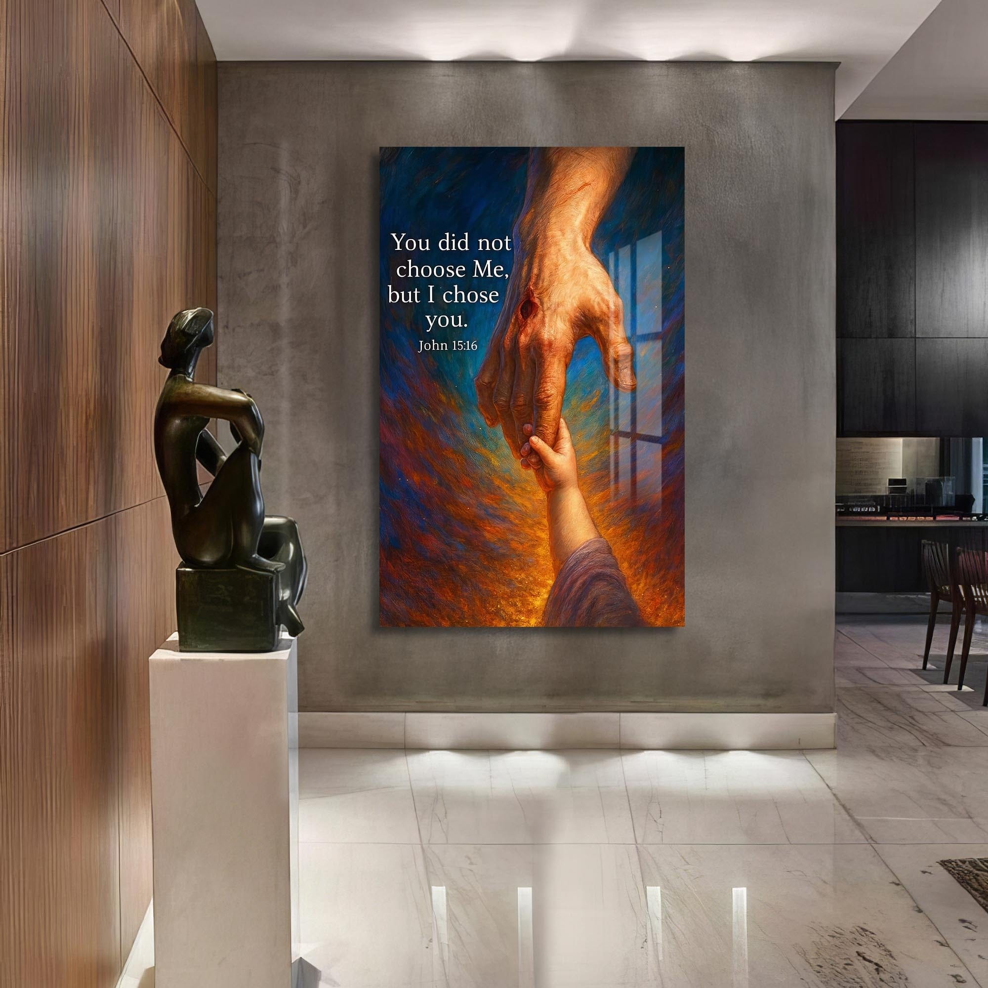 Artronauts Glass Print Chosen by Grace– Christian Tempered Glass Wall Art