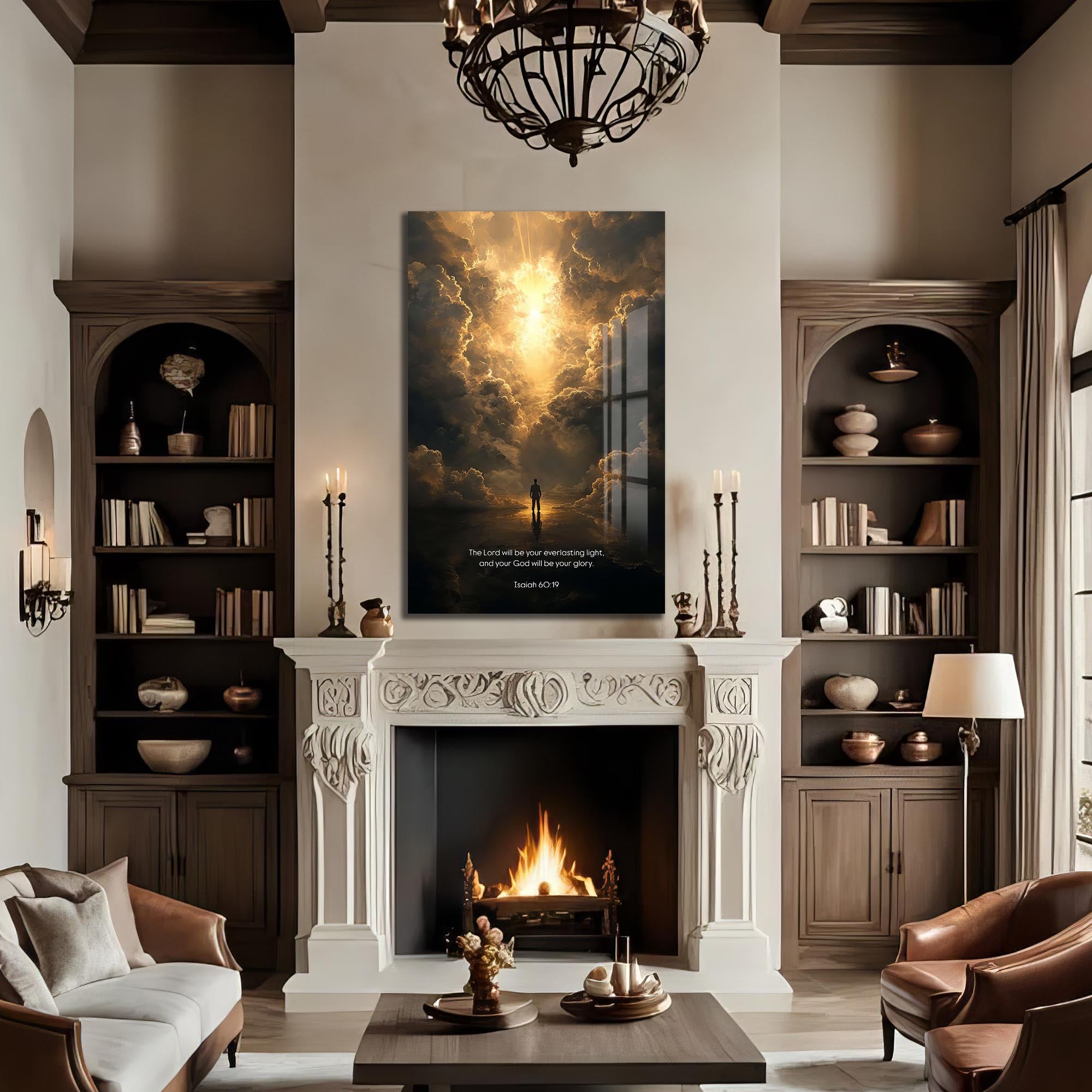 Everlasting Light– Christian Tempered Glass Wall Art