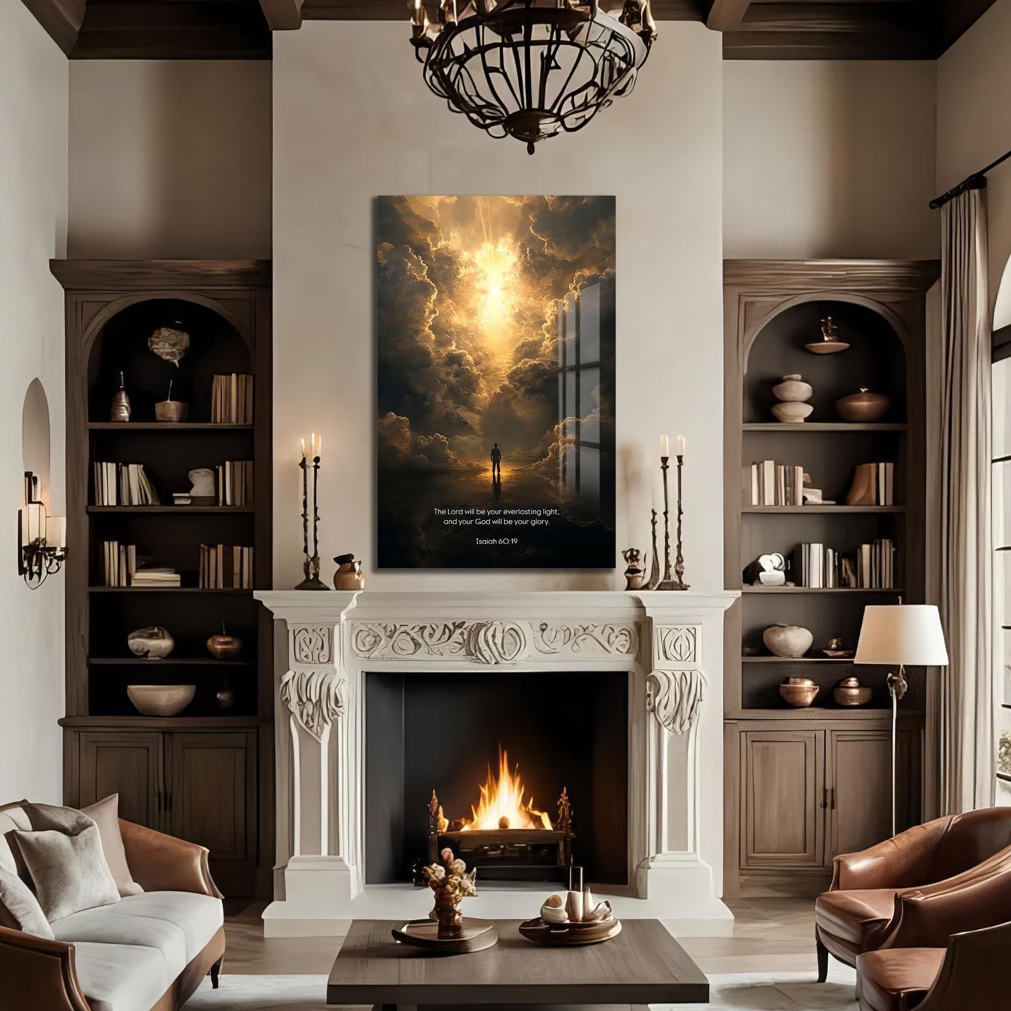 Artronauts Glass Print Everlasting Light– Christian Tempered Glass Wall Art