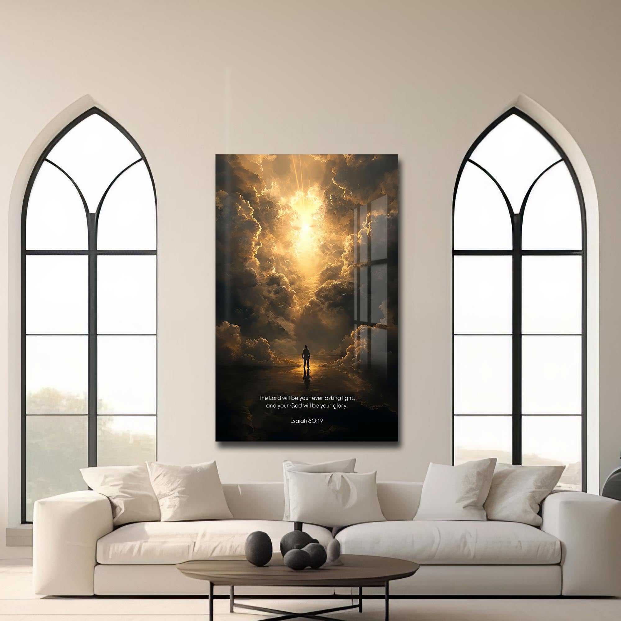 Everlasting Light– Christian Tempered Glass Wall Art